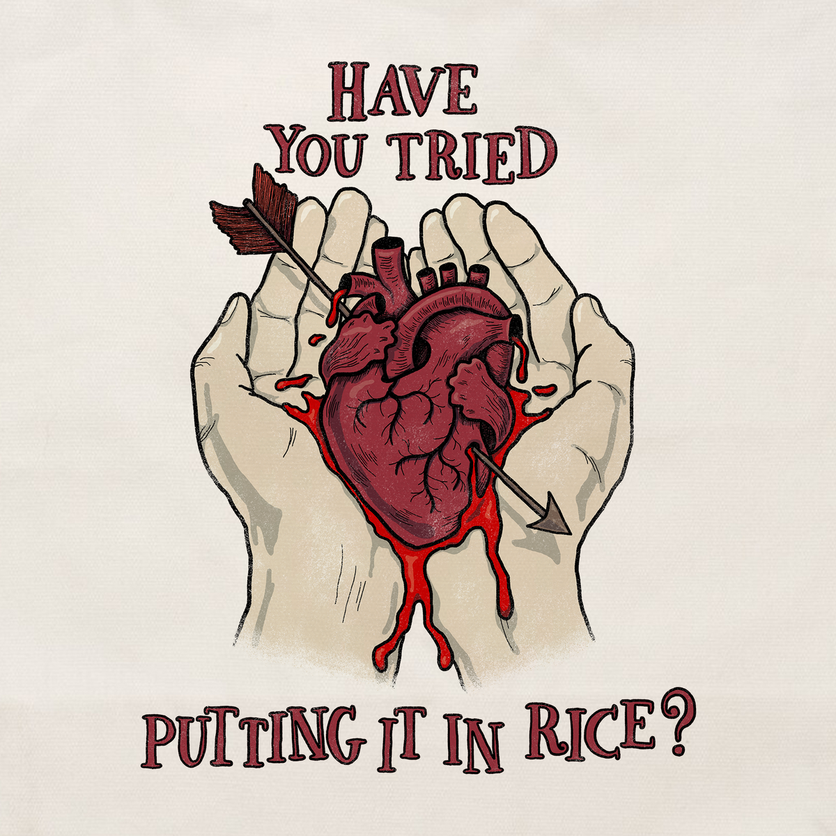Put It In Rice Tote tote bag by Lonely Kids Club