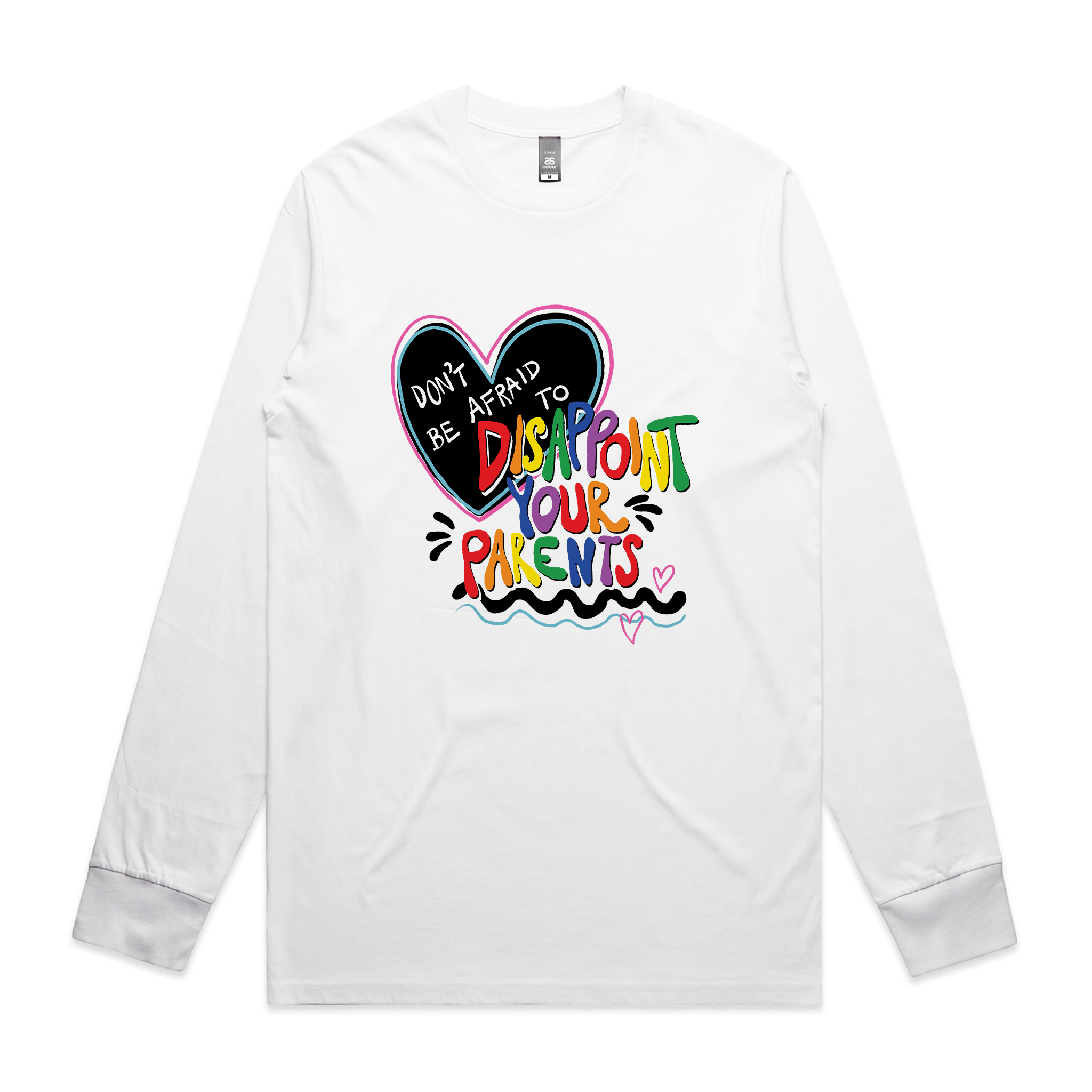 Disappoint Your Parents Rainbow Tee