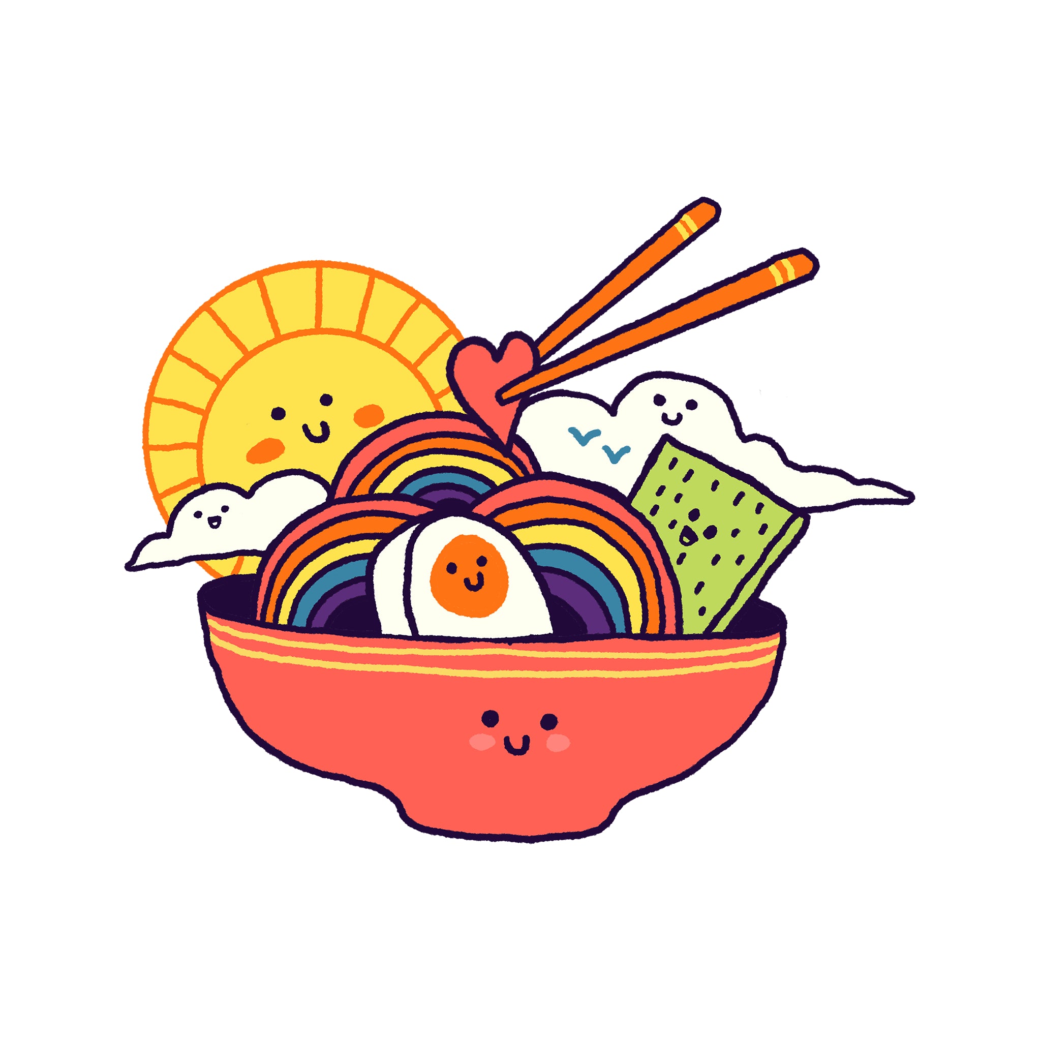 Rainbow Ramen Tee