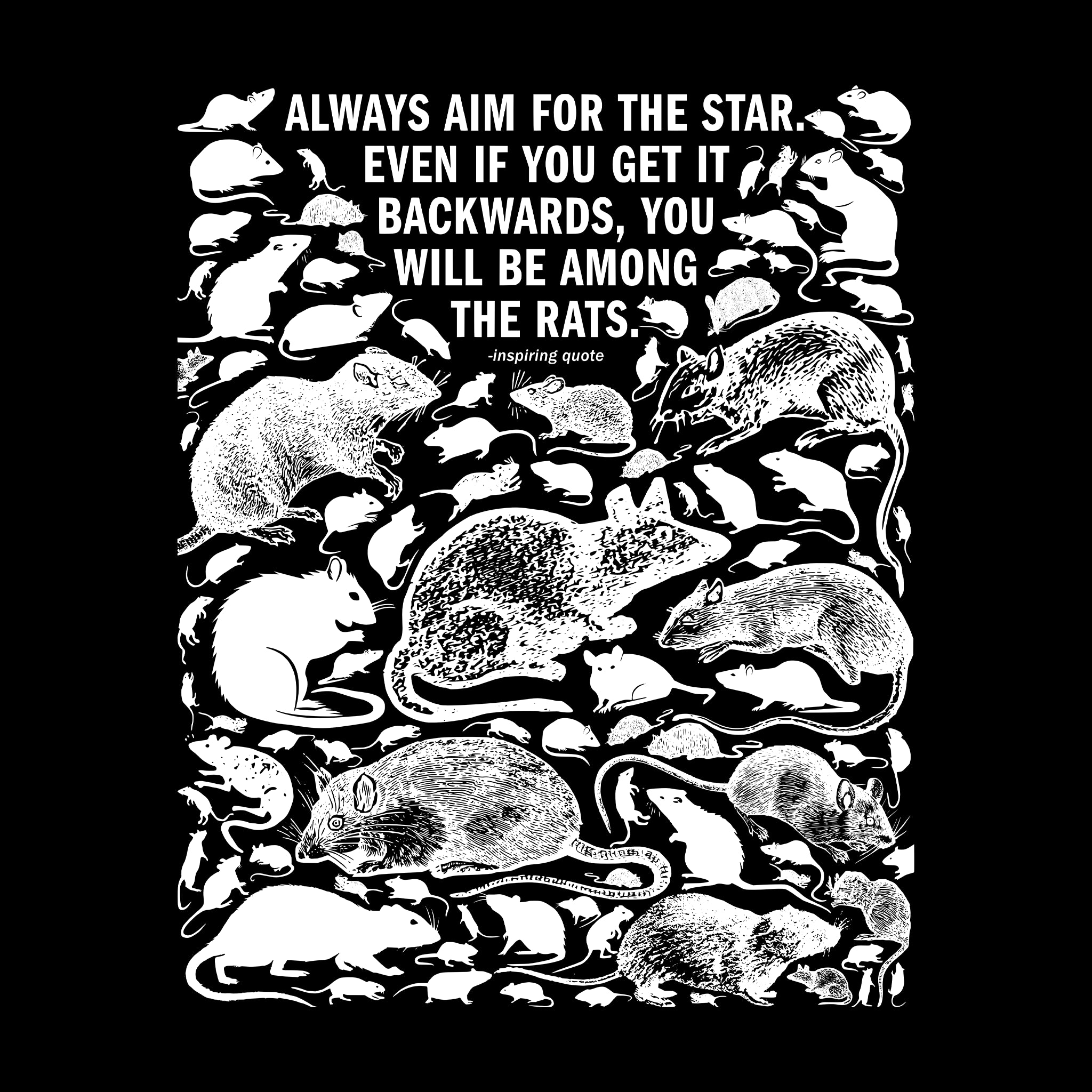 Among The Rats Oversized Tee