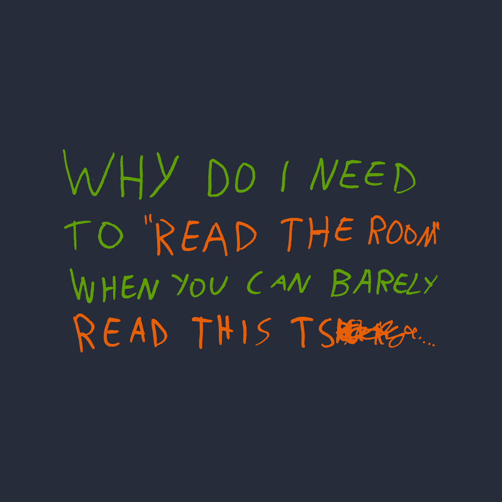 Read The Room Tee