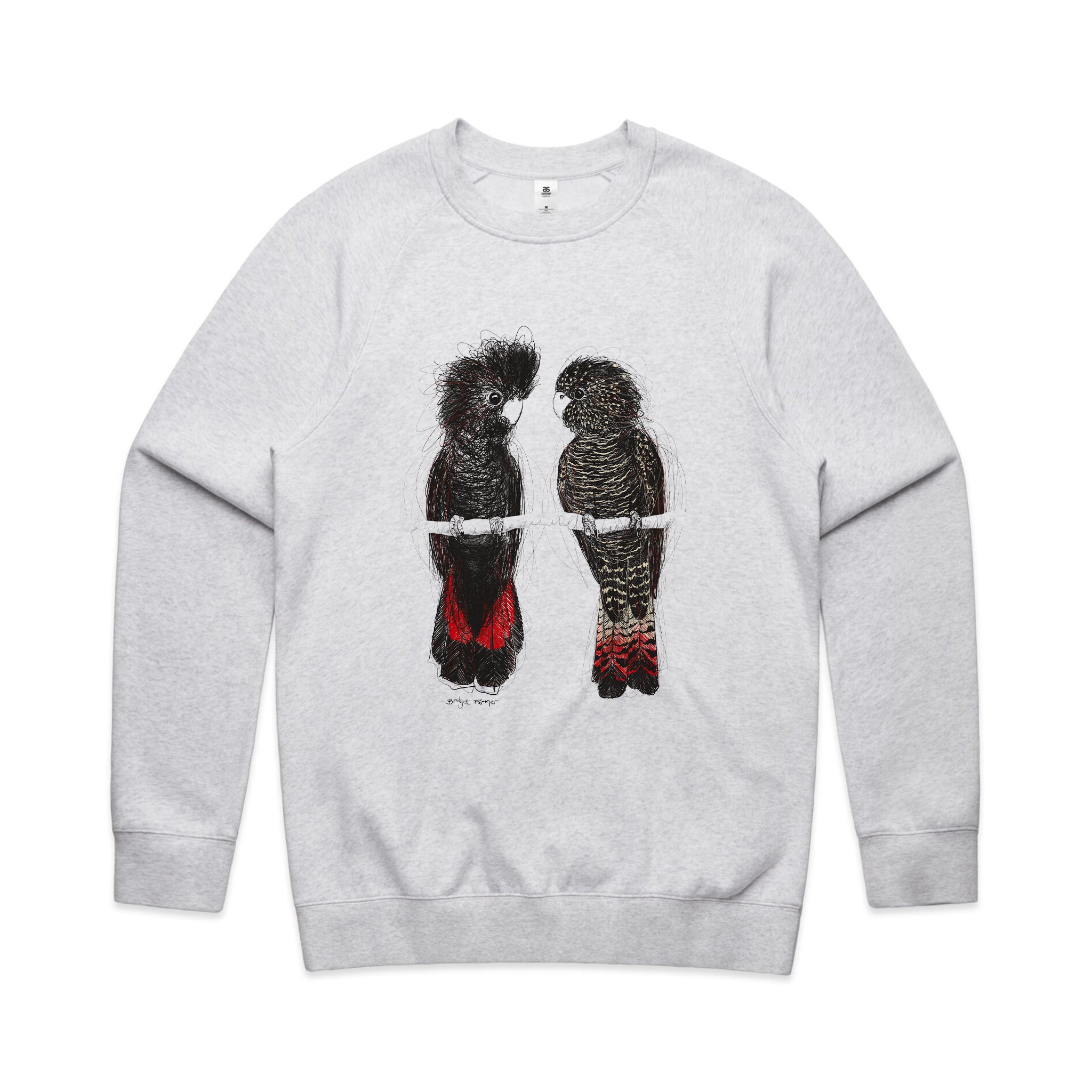 Red Tailed Black Cockatoos Jumper