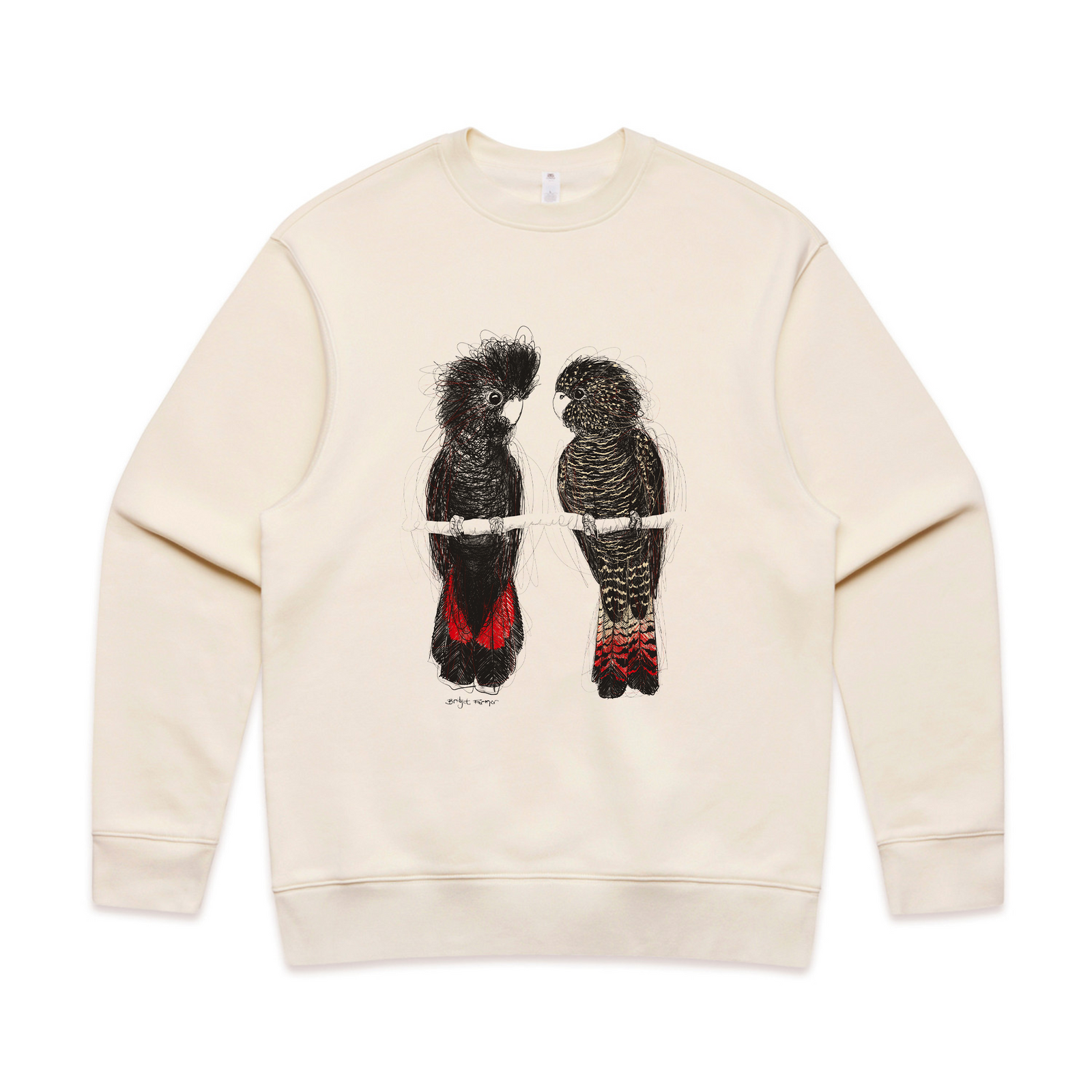Red Tailed Black Cockatoos Jumper