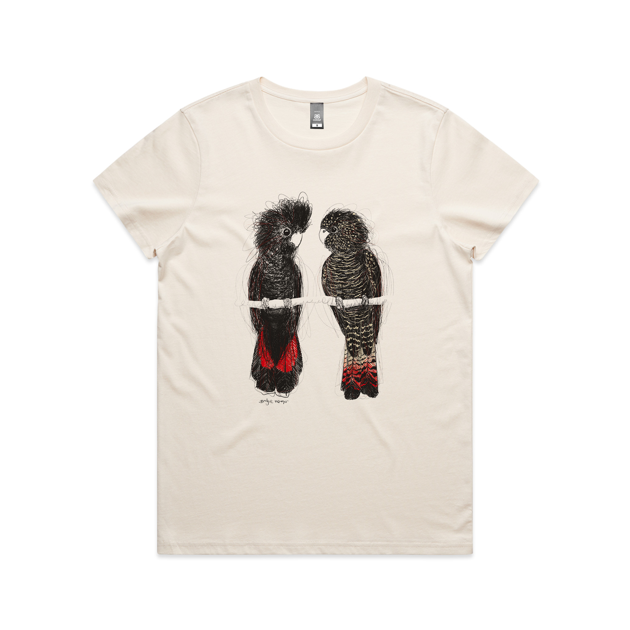 Red Tailed Black Cockatoos Tee