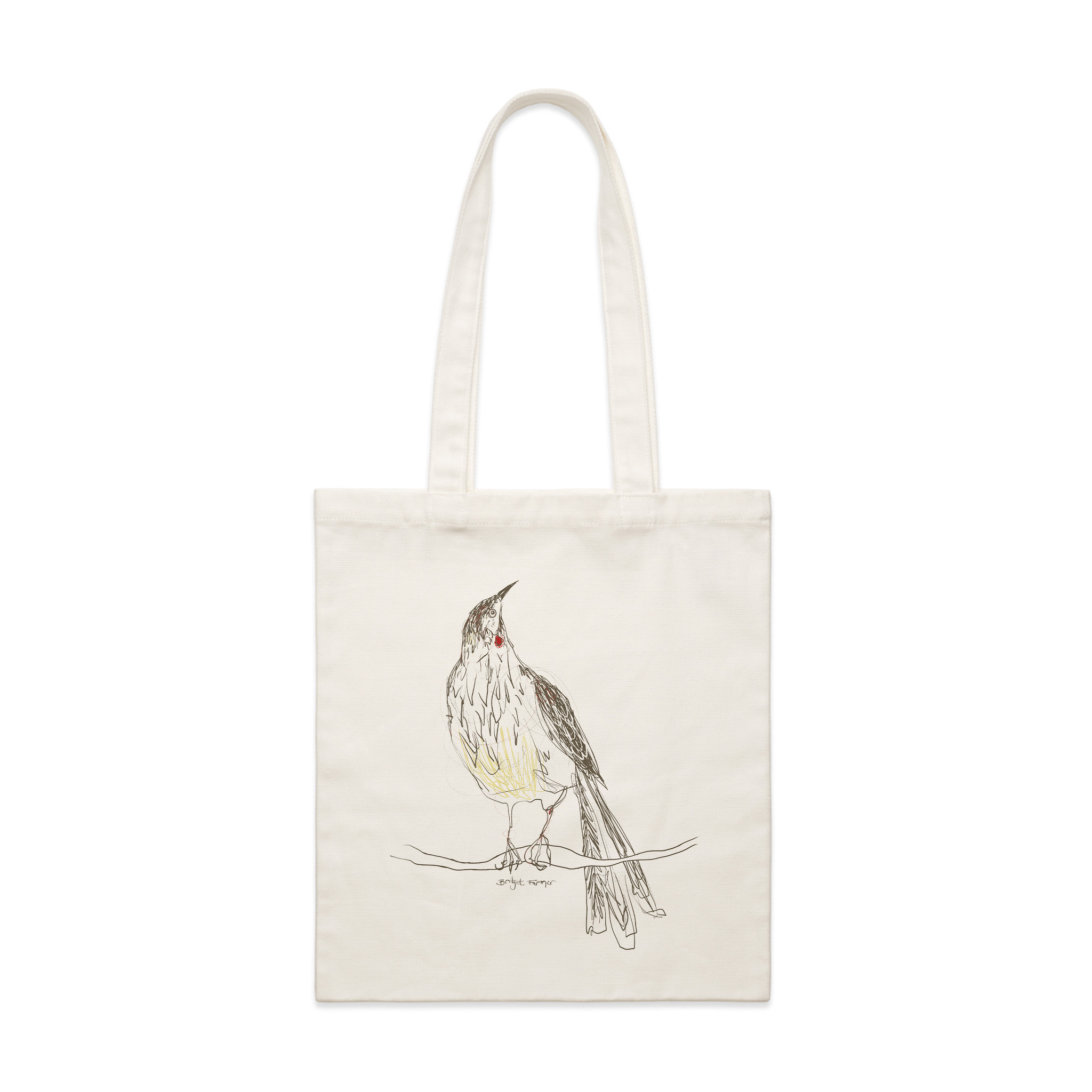Red Wattlebird Tote