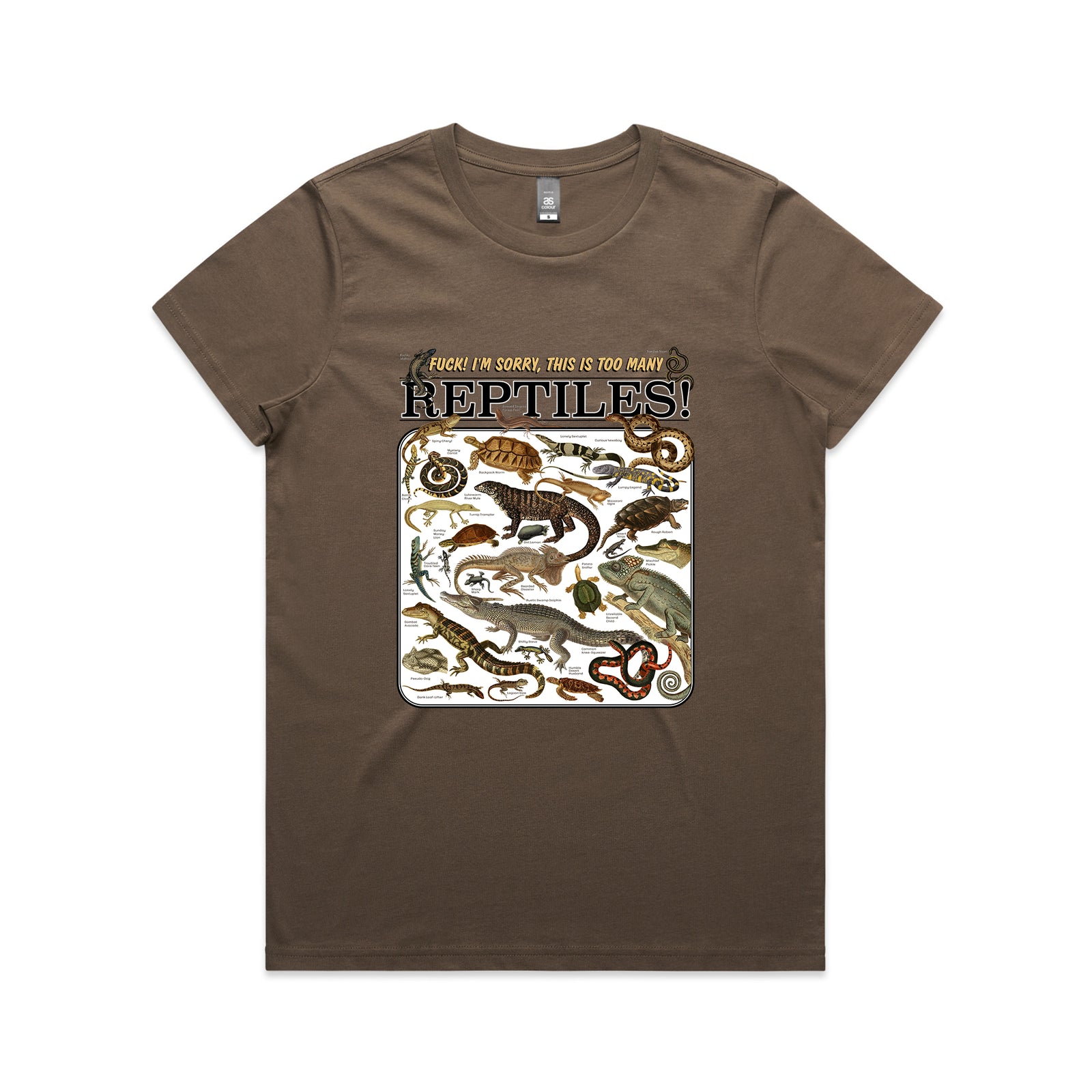 Too Many Reptiles Tee
