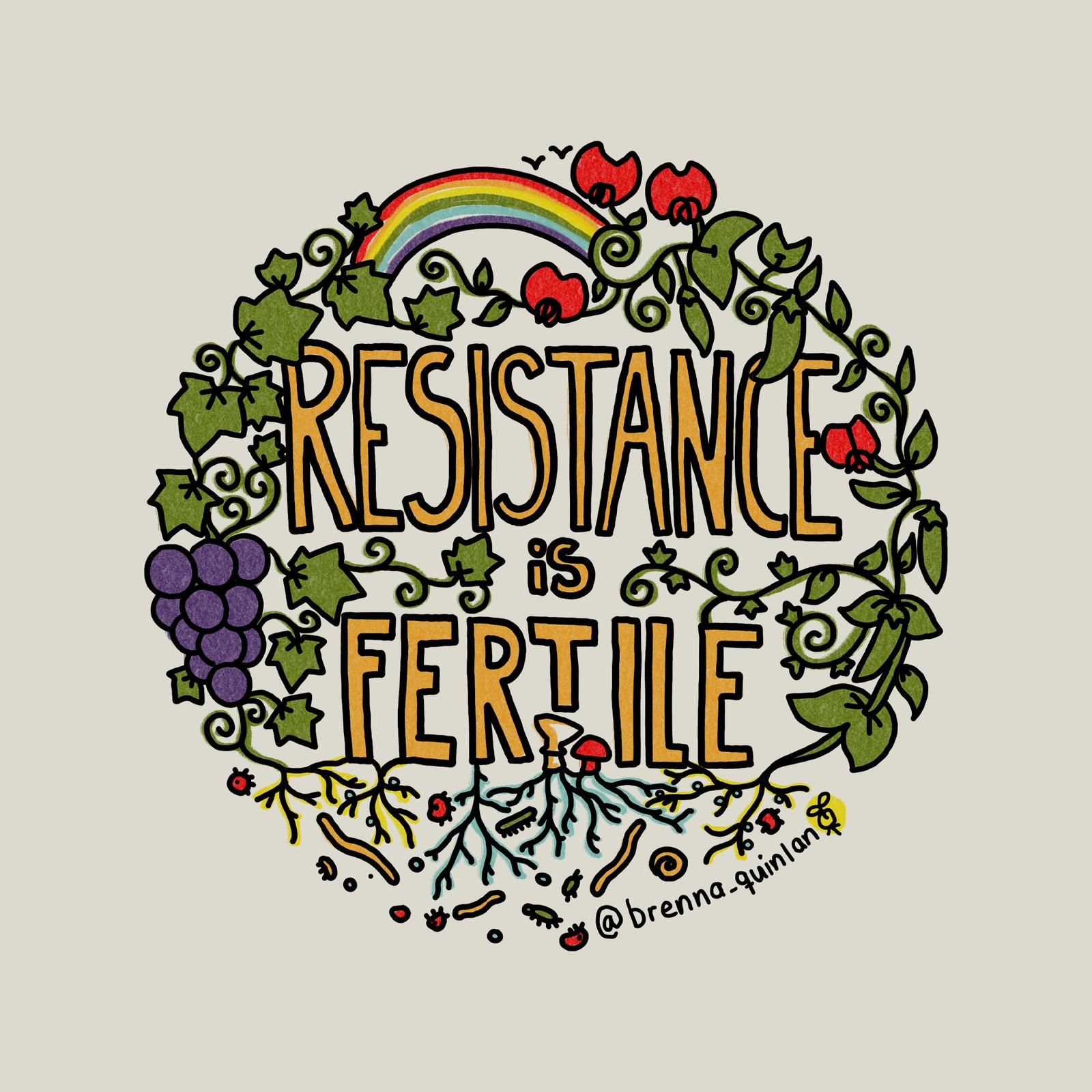 Resistance Is Fertile Tote