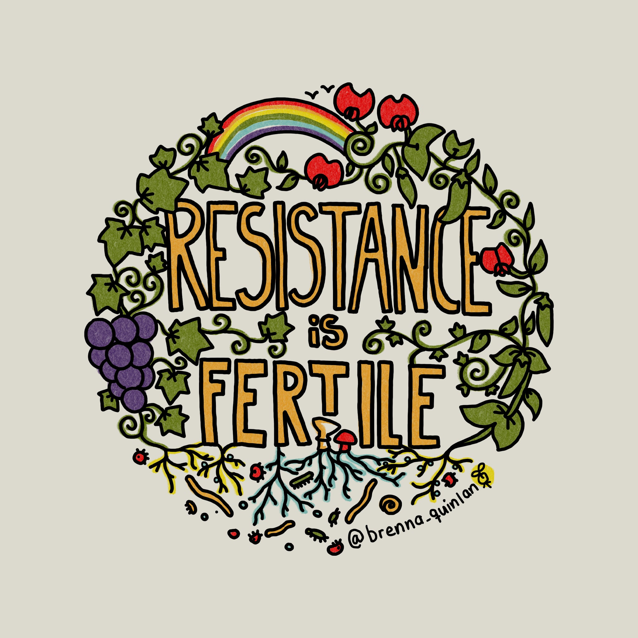 Resistance Is Fertile Tote