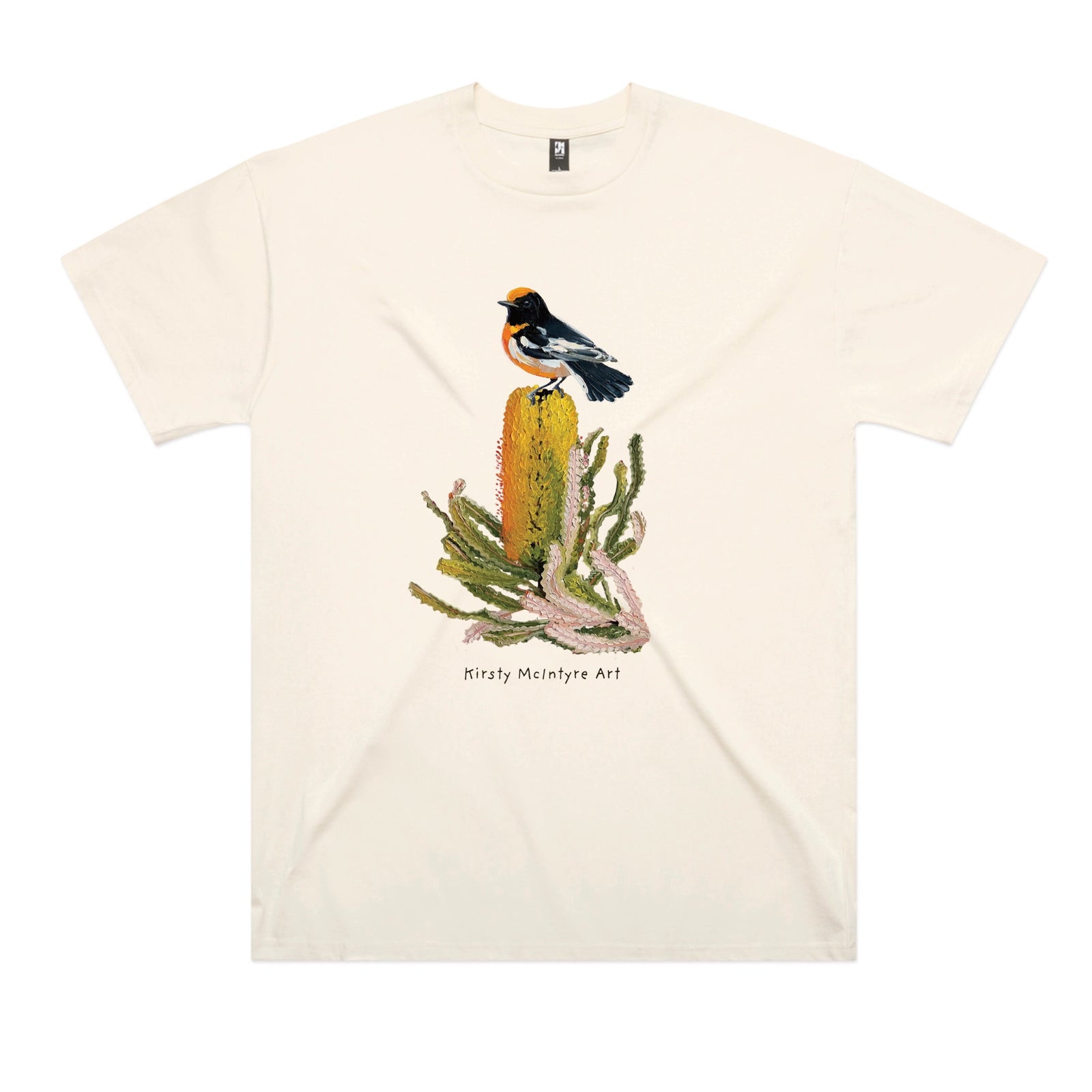 Ecru oversized t-shirt with Red Robin graphic by Lonely Kids Club