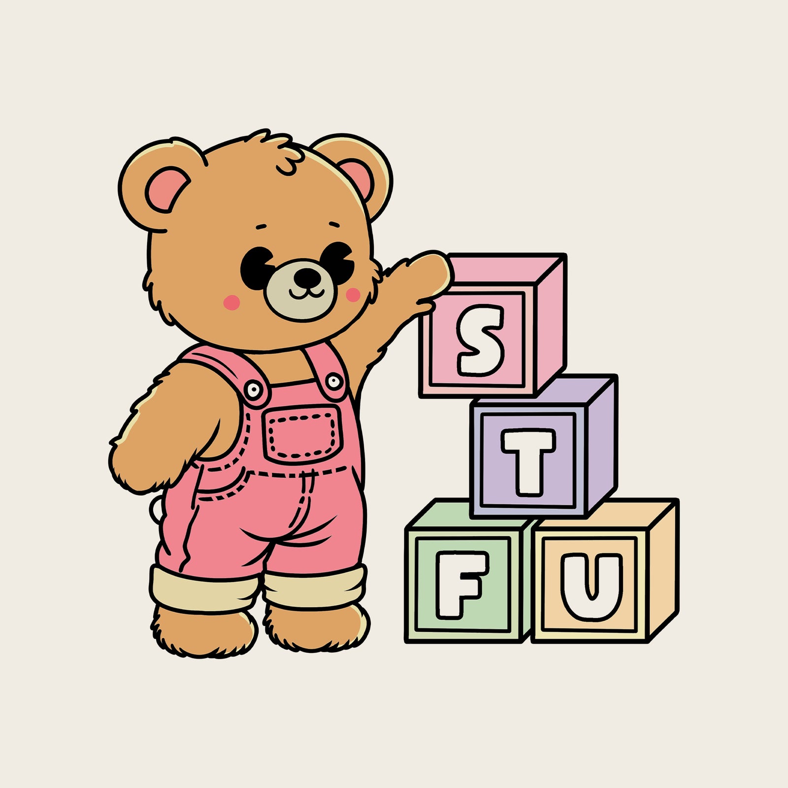 STFU Blocks Tee