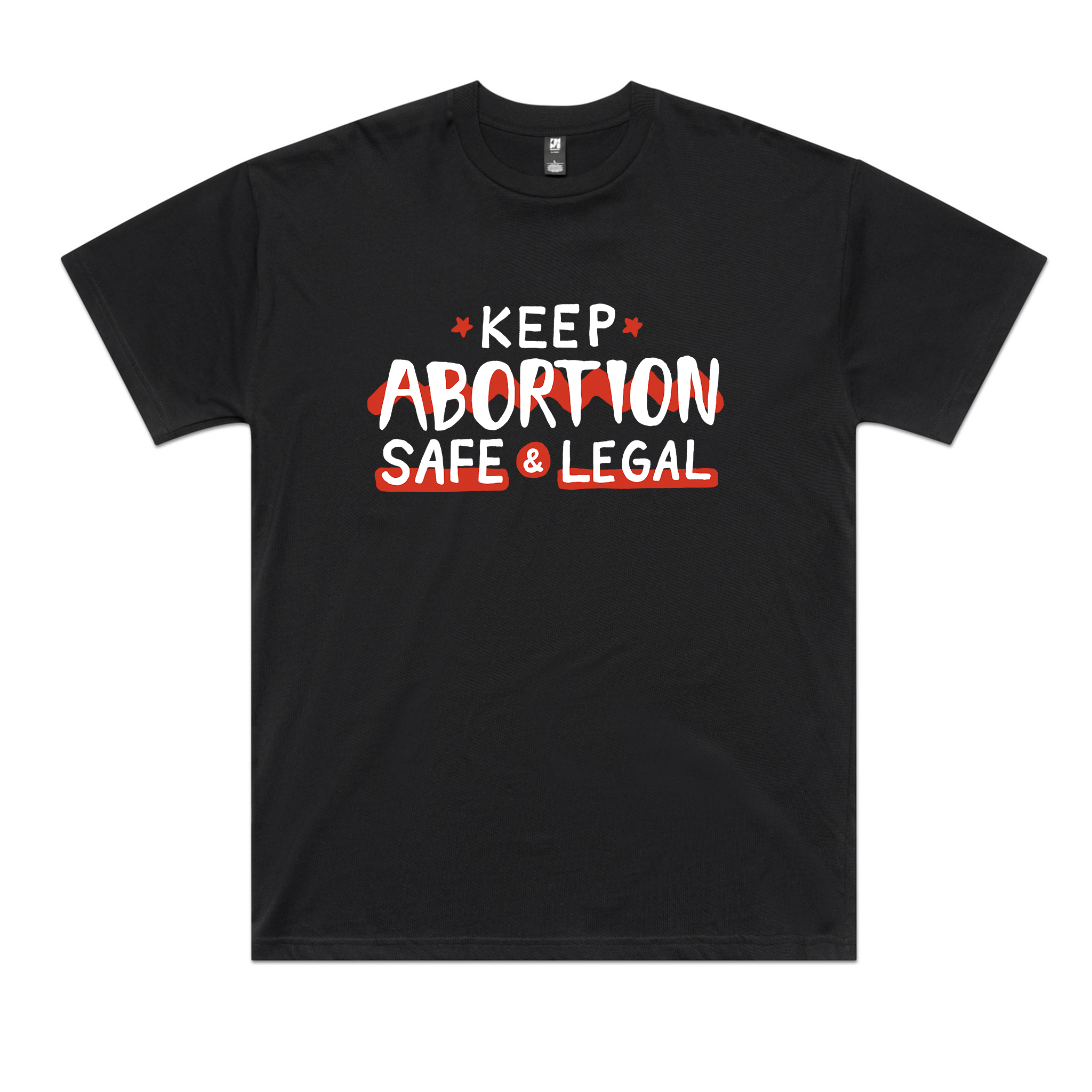 Safe & Legal Abortion Oversized Charity Tee