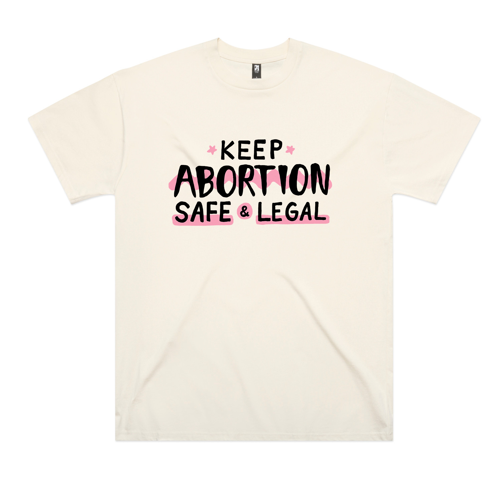 Safe & Legal Abortion Oversized Charity Tee