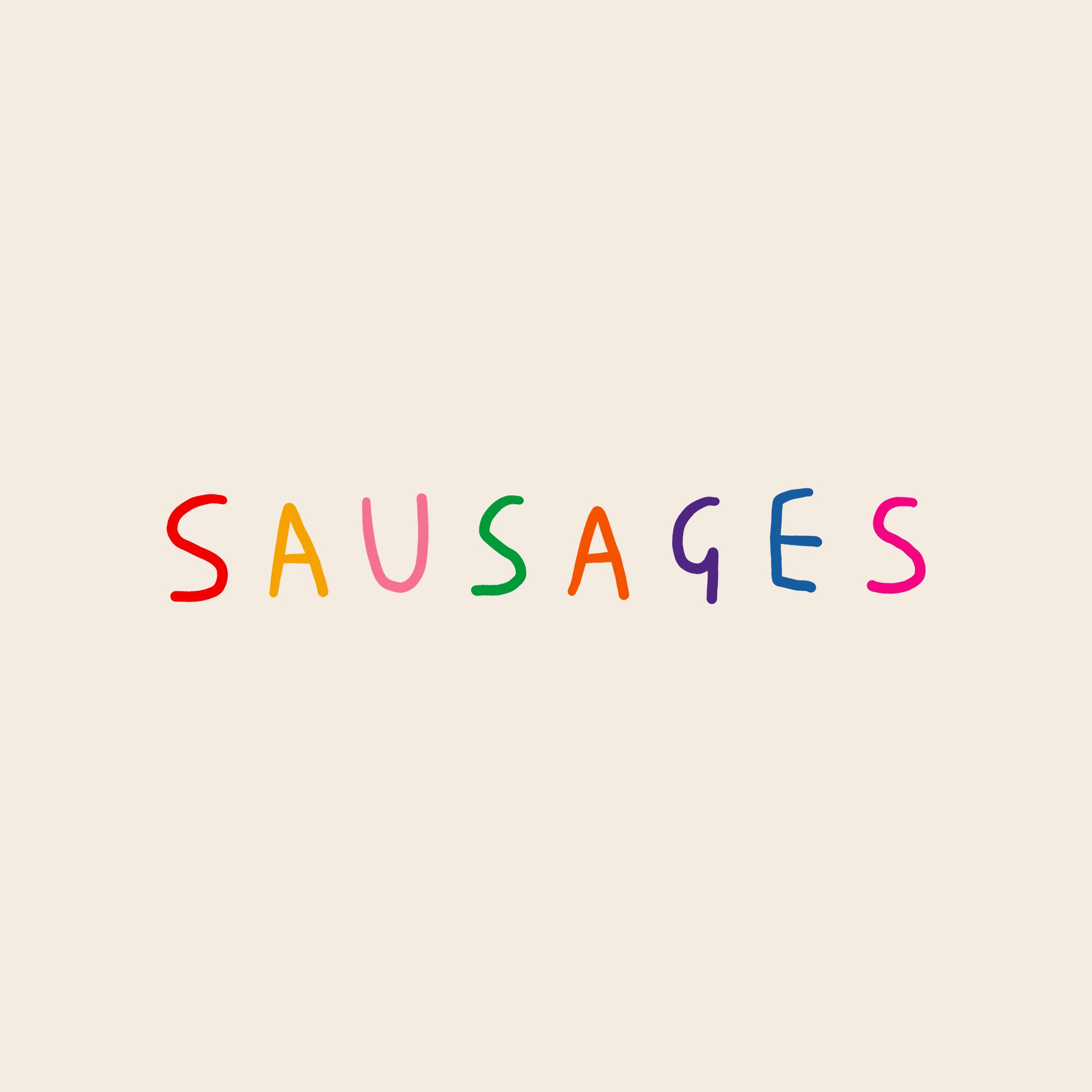 Sausages Oversized Tee