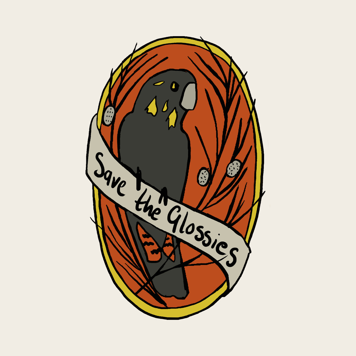 Save The Glossies Tote tote bag by Lonely Kids Club