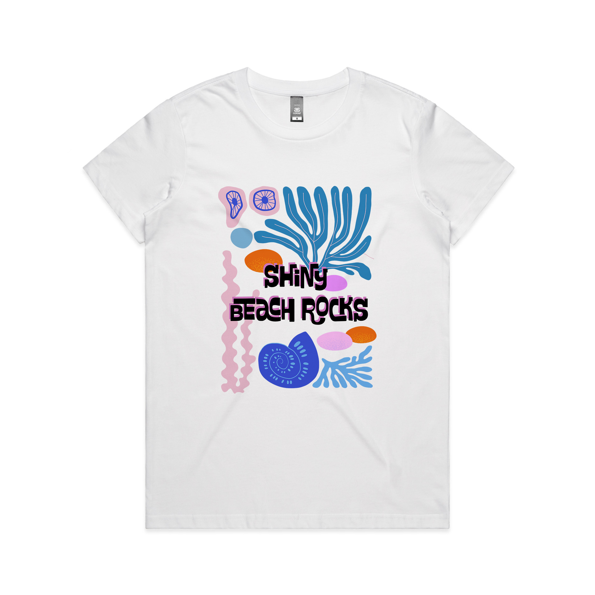 Shiny Beach Rocks Tee