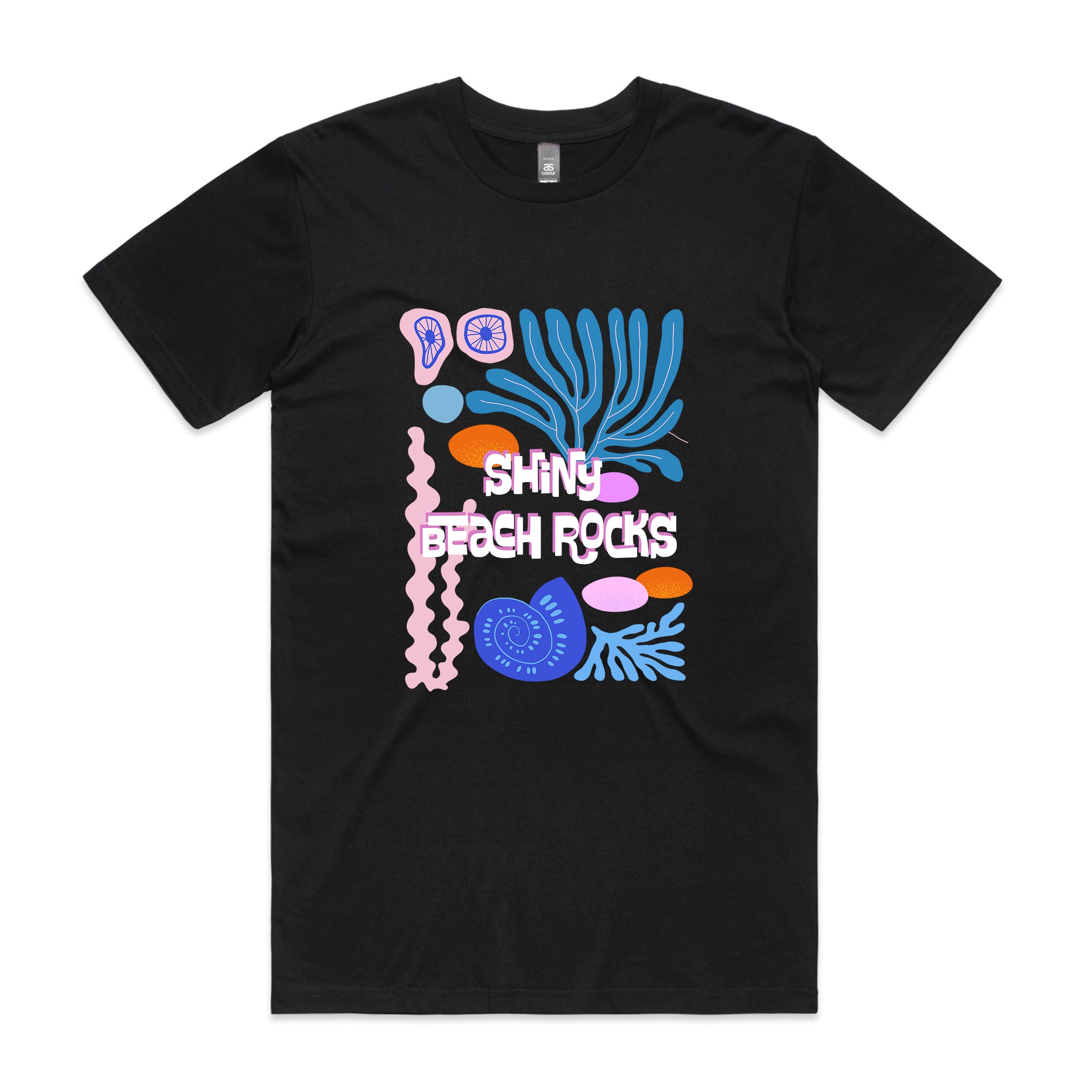 Shiny Beach Rocks Tee