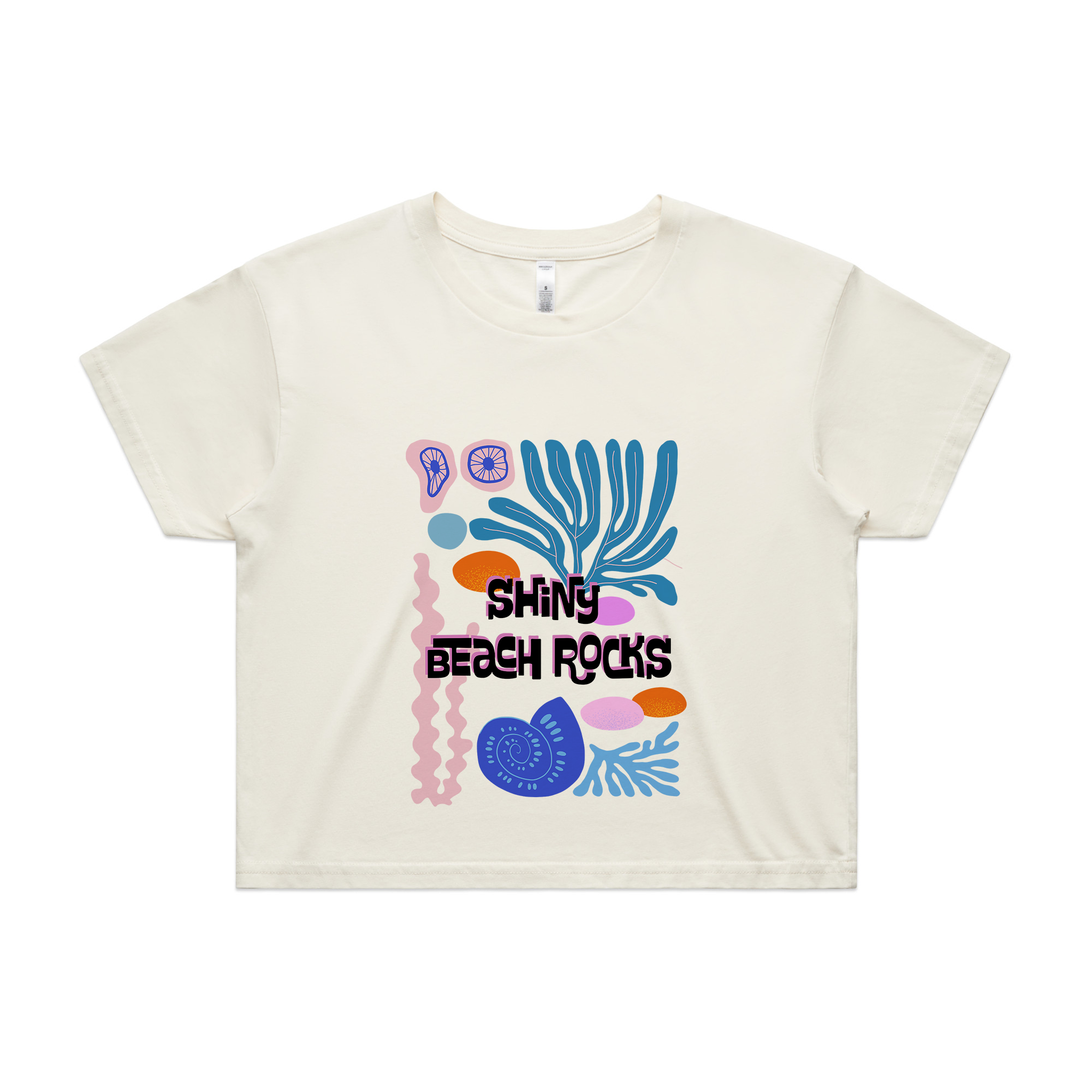Shiny Beach Rocks Tee