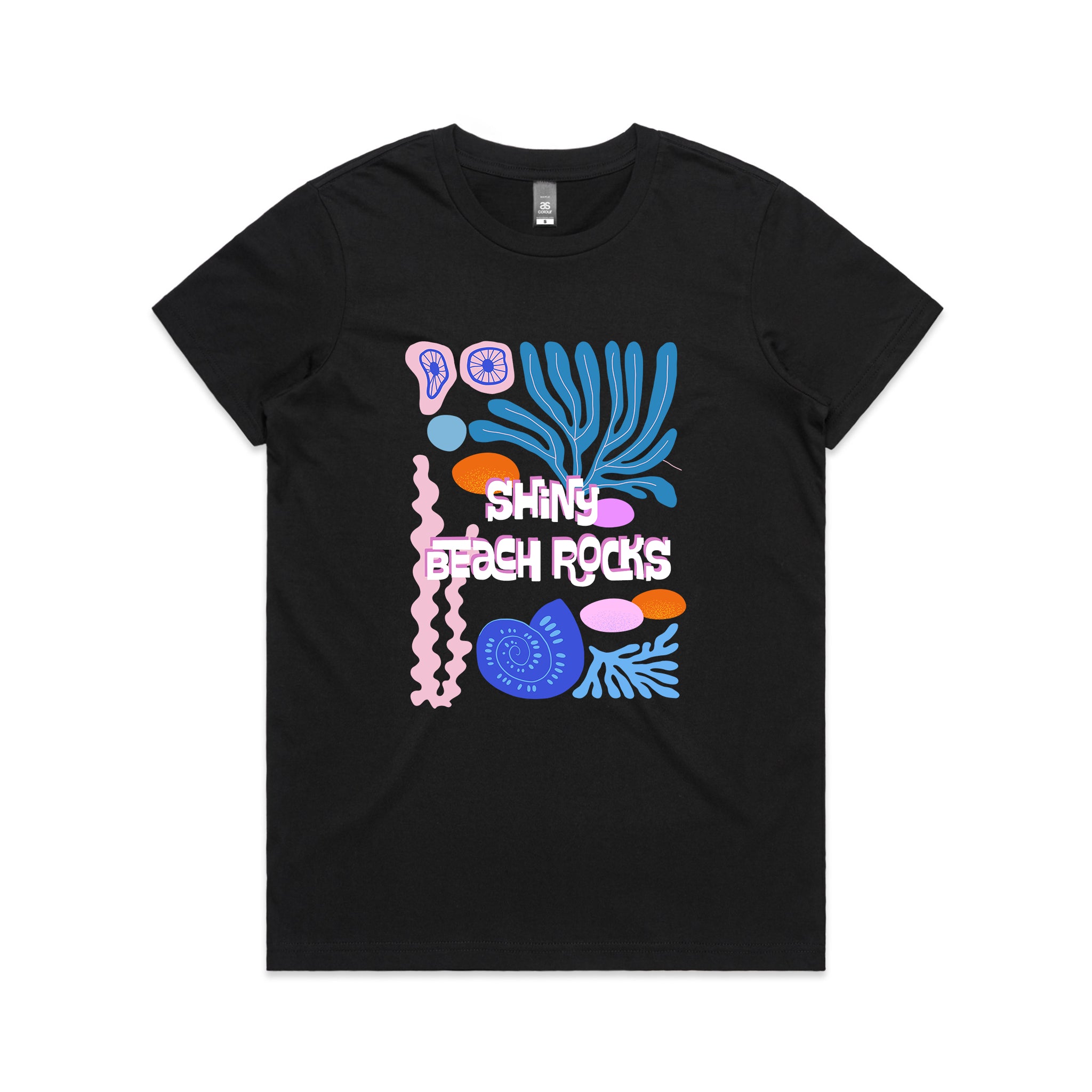 Shiny Beach Rocks Tee