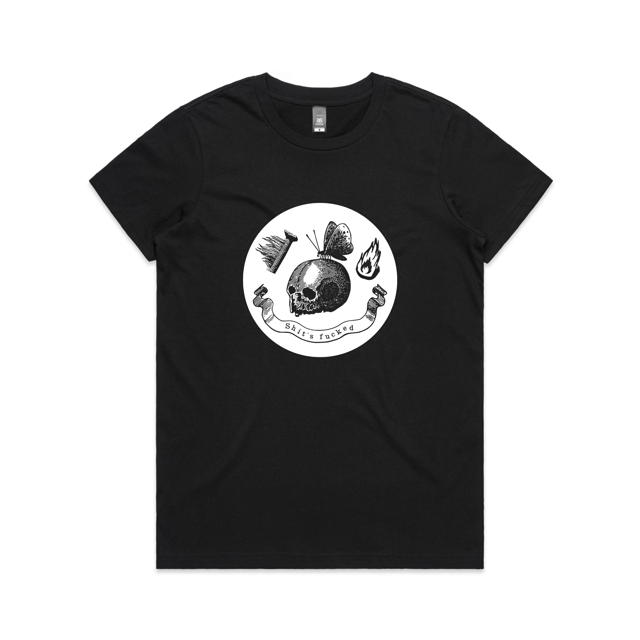 Shit's Fucked Skull Tee
