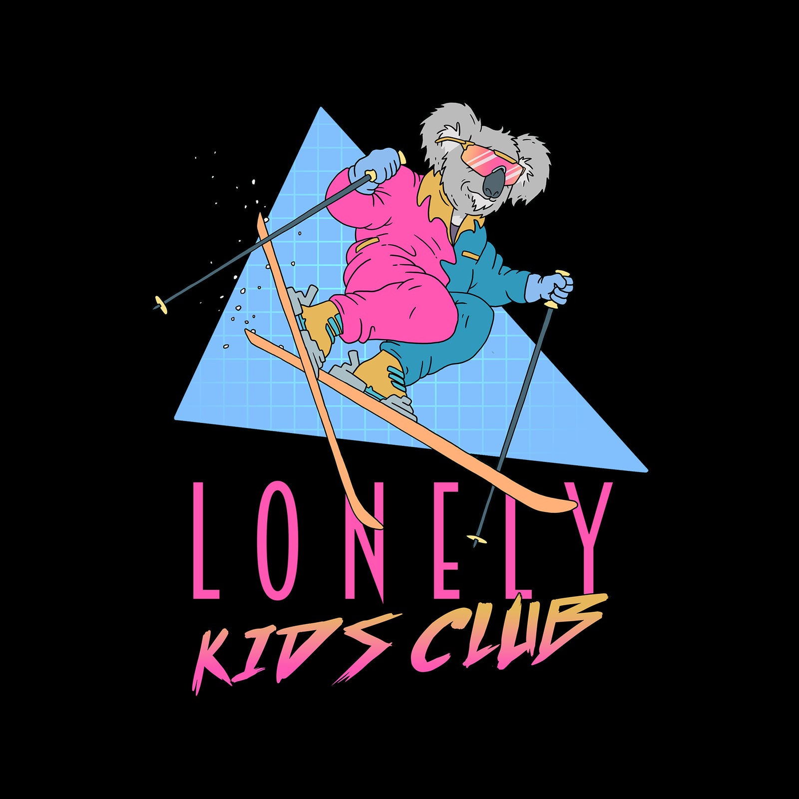 Skiing Koala Hoodie