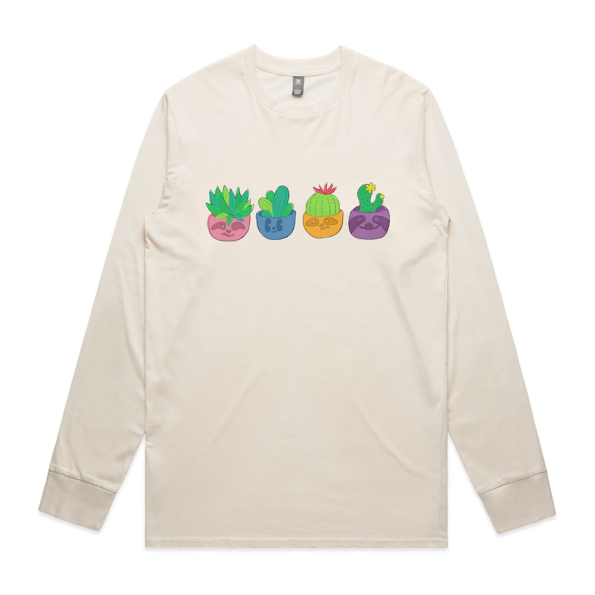 Sloth Succulents Tee