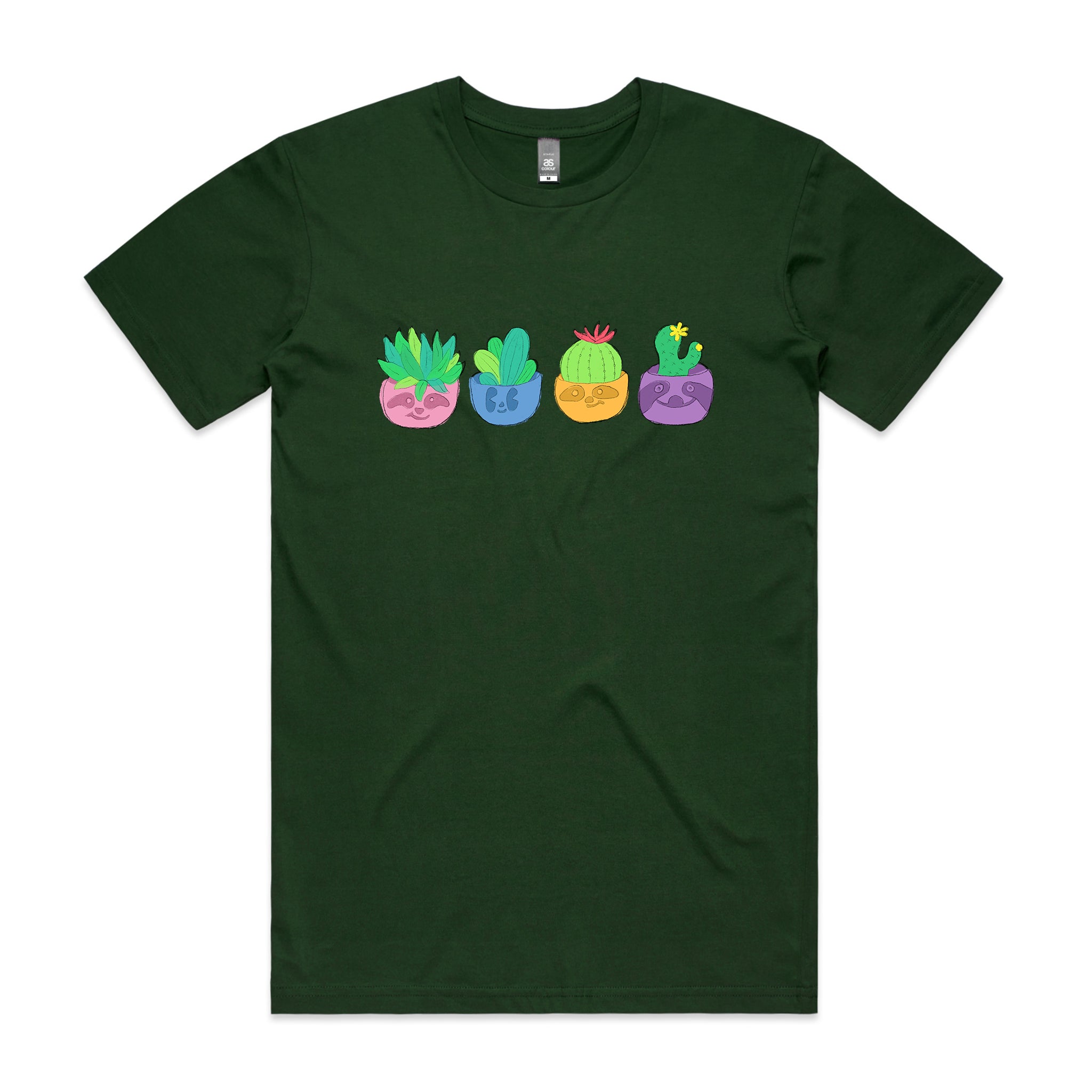 Sloth Succulents Tee