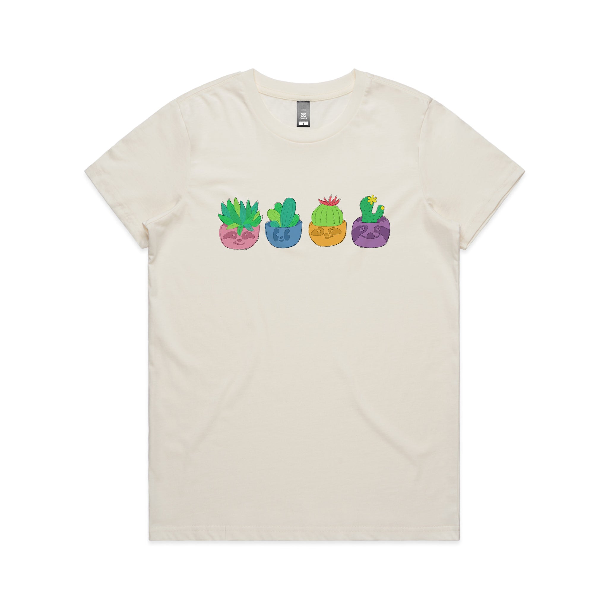 Sloth Succulents Tee