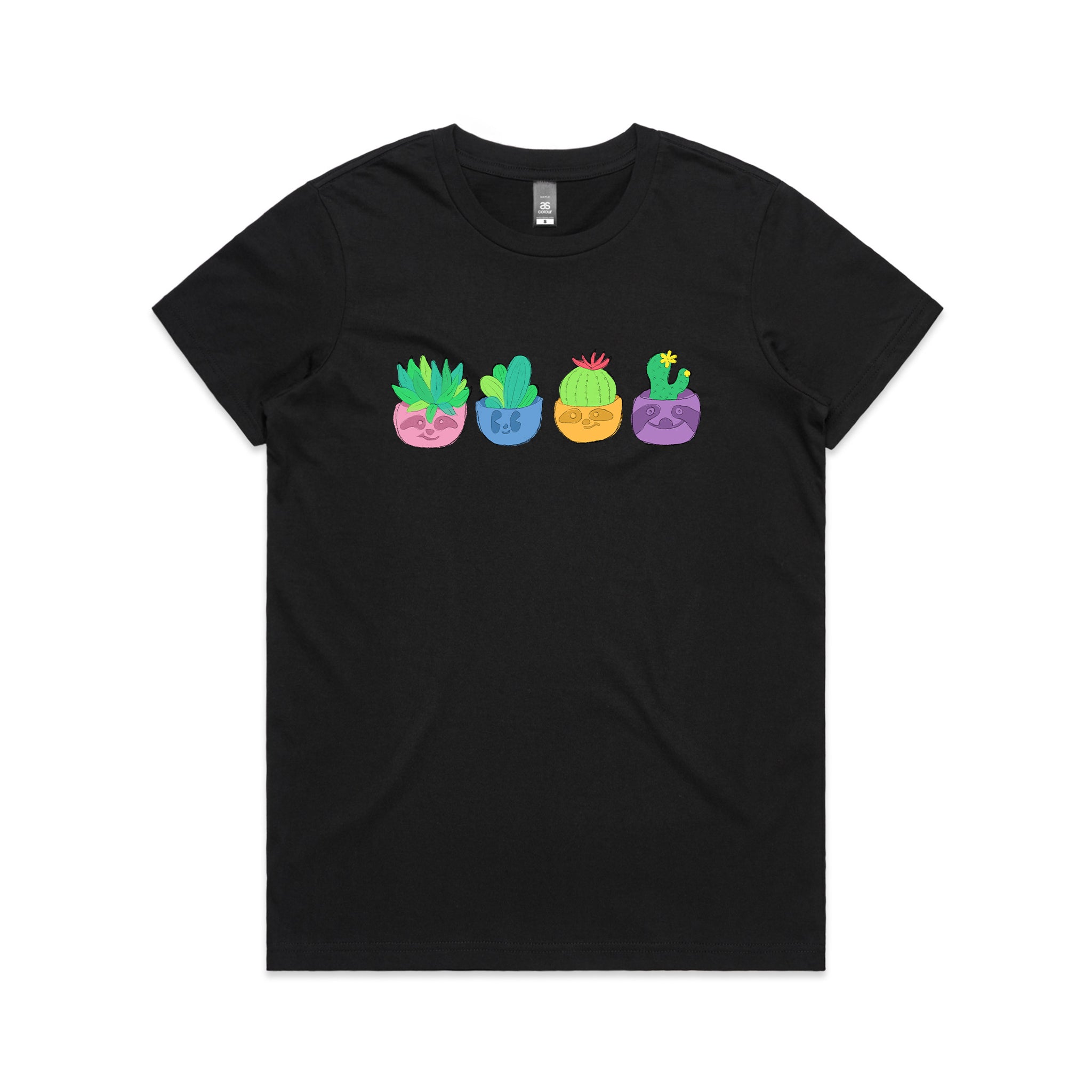 Sloth Succulents Tee