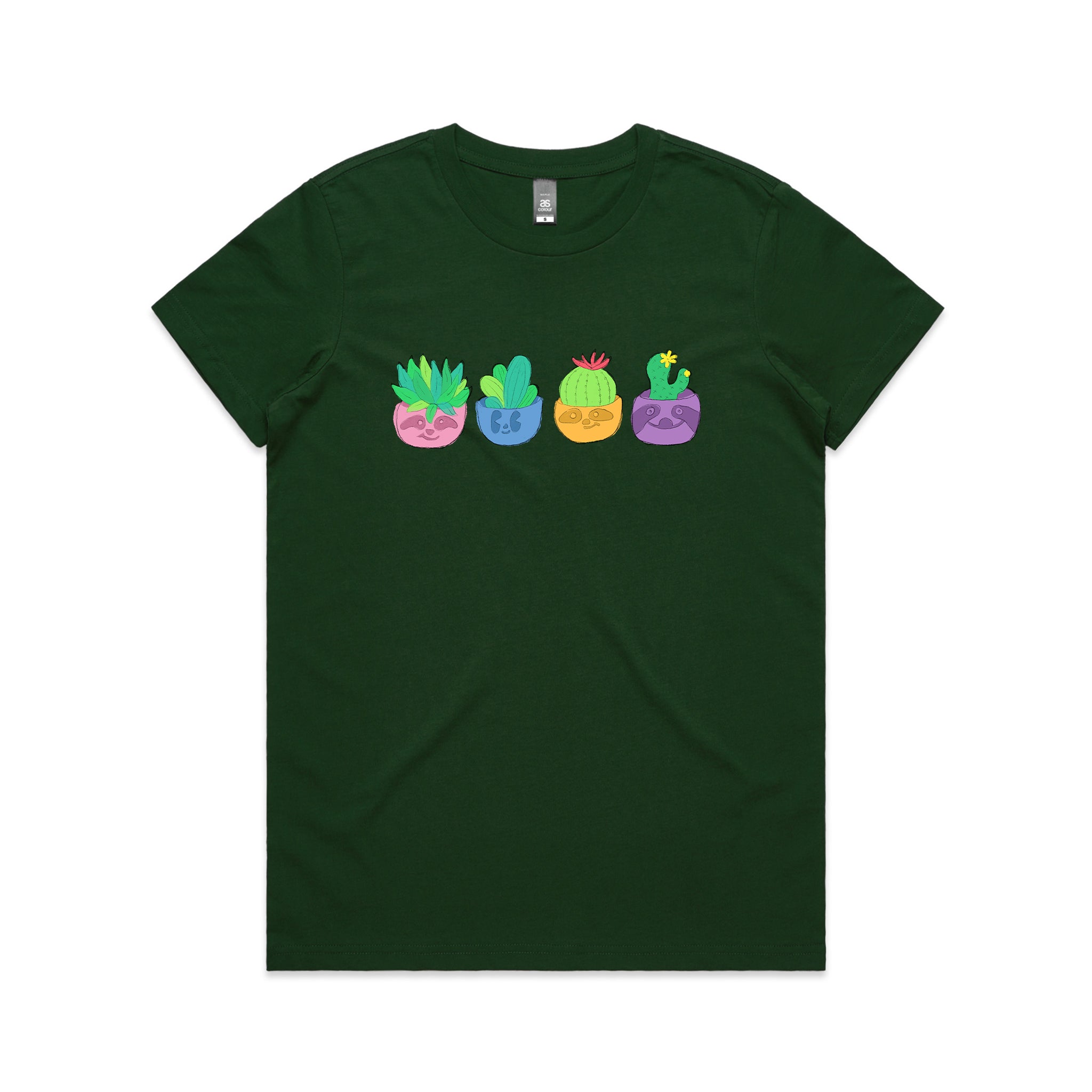 Sloth Succulents Tee