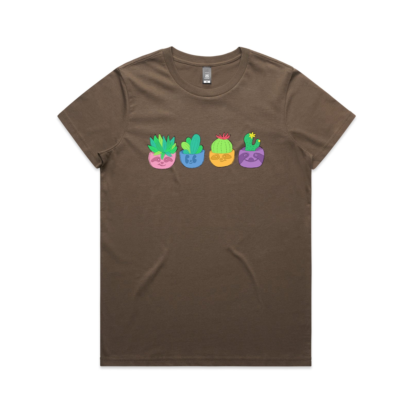 Sloth Succulents Tee