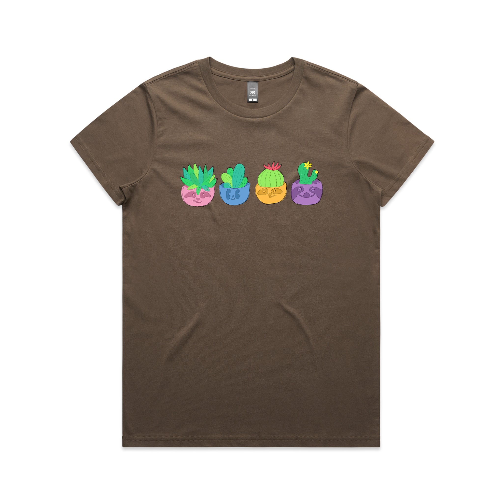 Sloth Succulents Tee