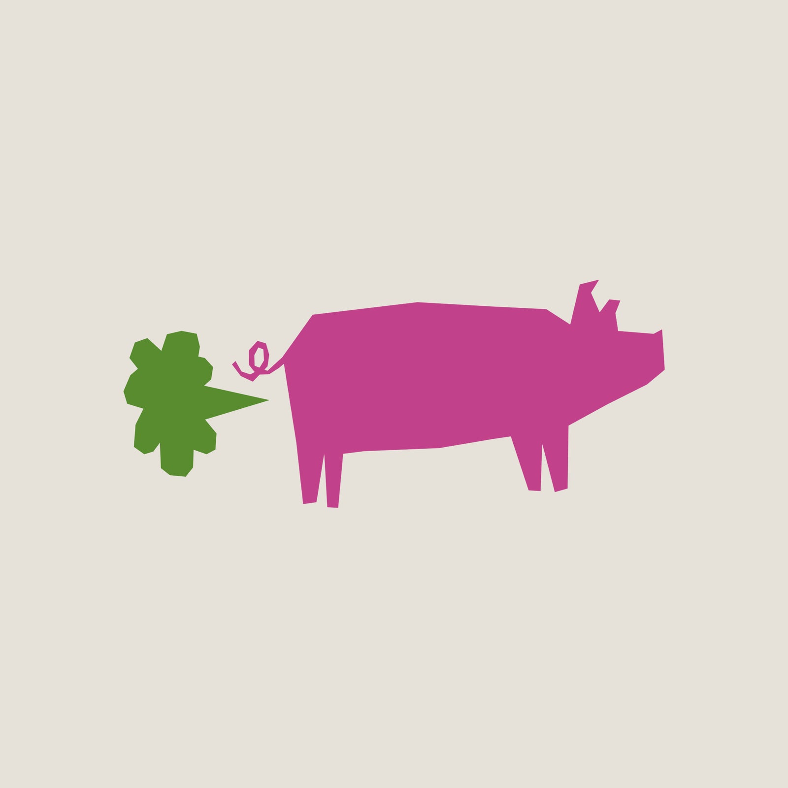 Slush No Fracking Pig Tote tote bag by Lonely Kids Club