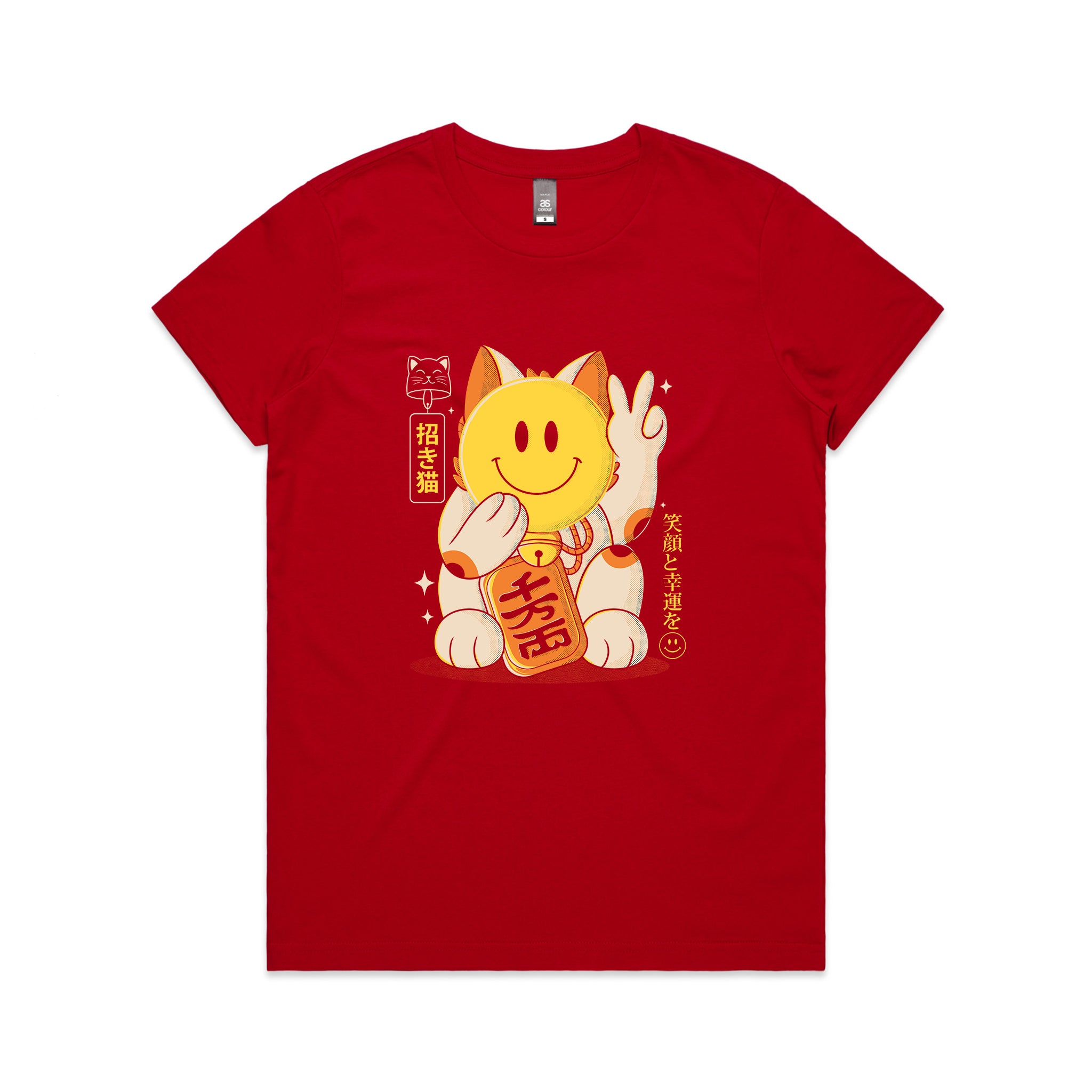 Smiley Maneki Tee