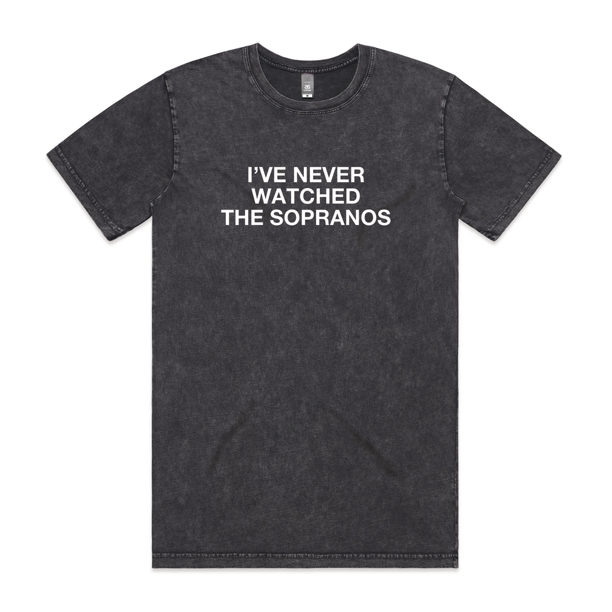Acid Wash regular t-shirt with The Sopranos TV design from Lonely Kids Club