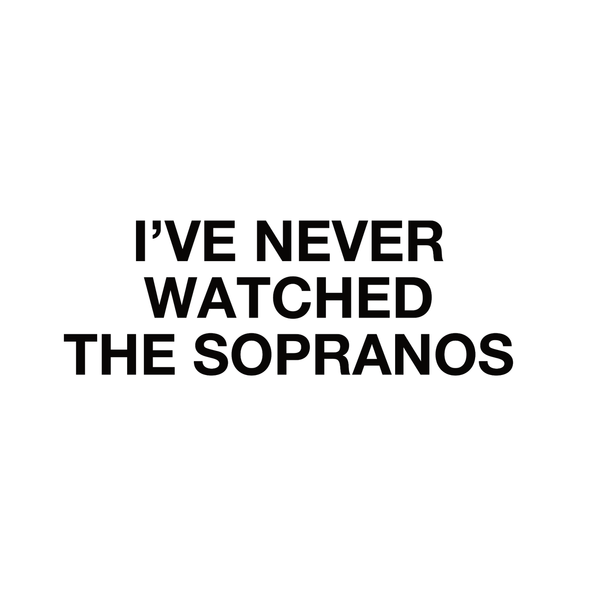 The Sopranos TV t-shirt design from Lonely Kids Club