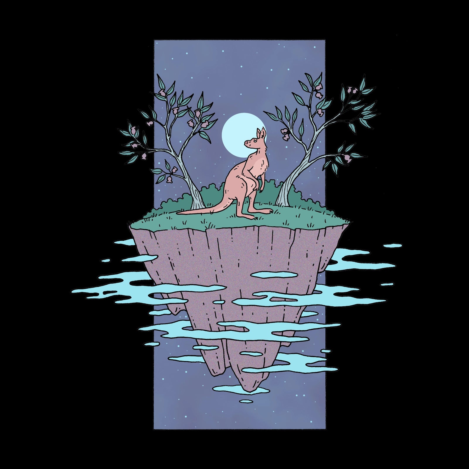 Space Kangaroo Tee