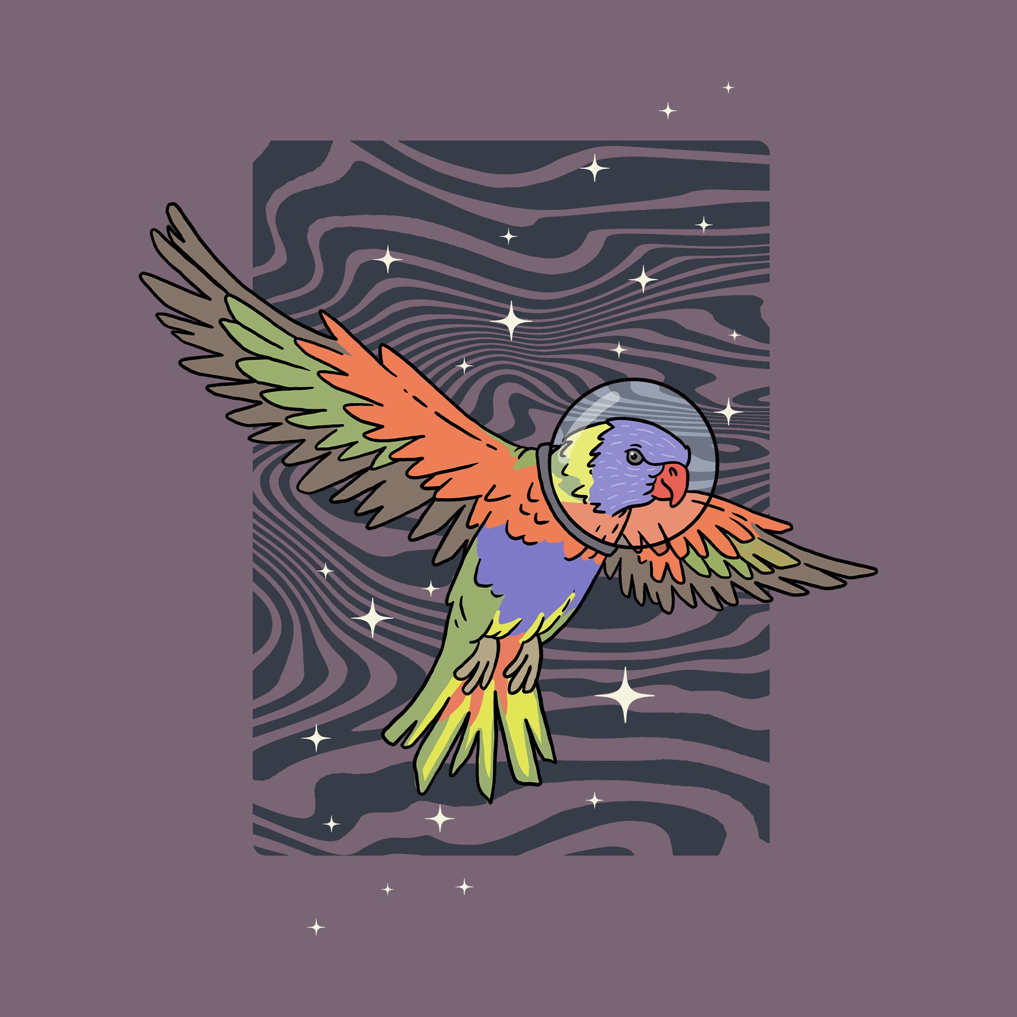 Space Lorikeet Tee