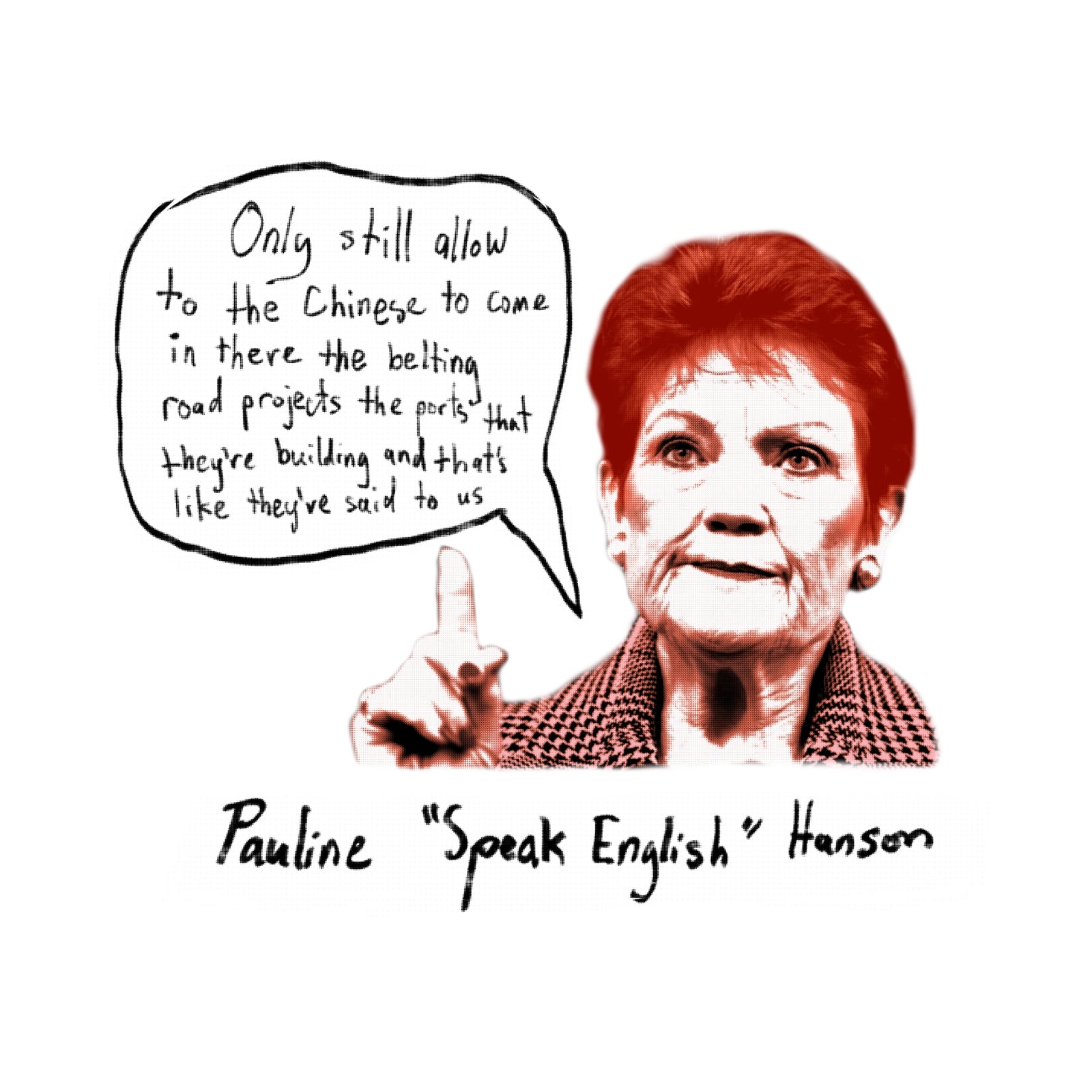 Speak English Tee