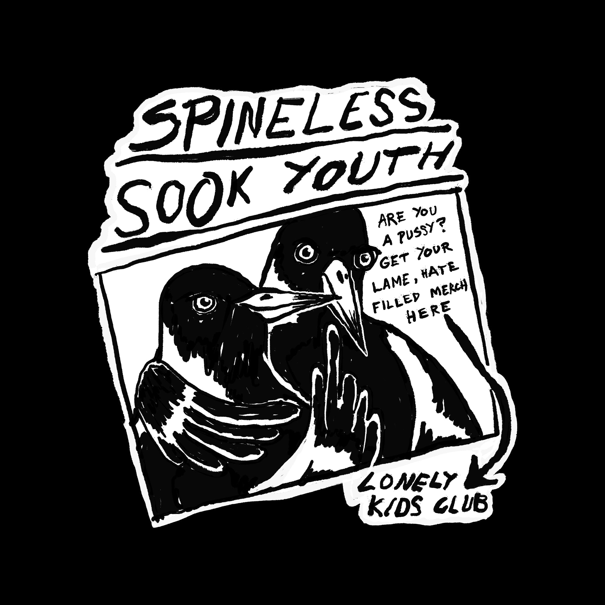 Spineless Sook Youth Hoodie