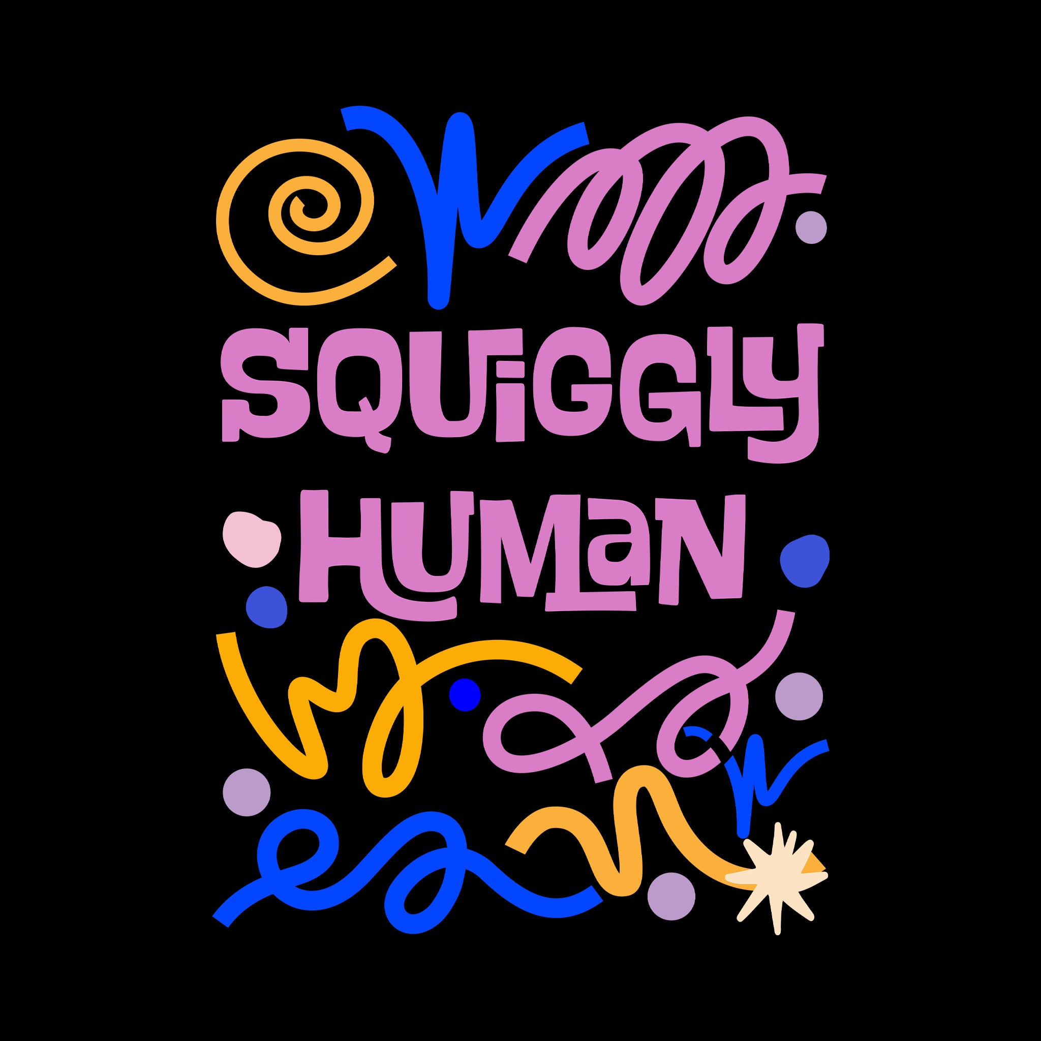 Squiggly Human Tee