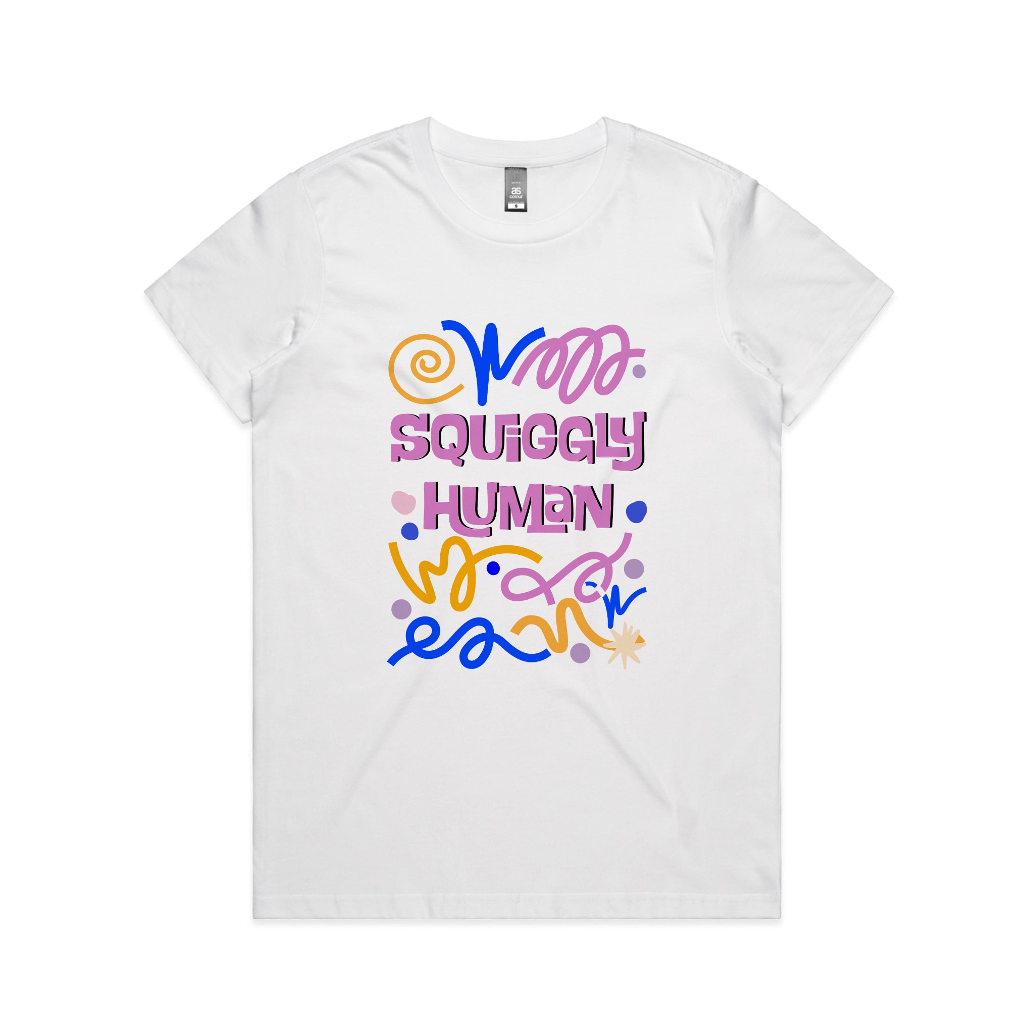 Squiggly Human Tee