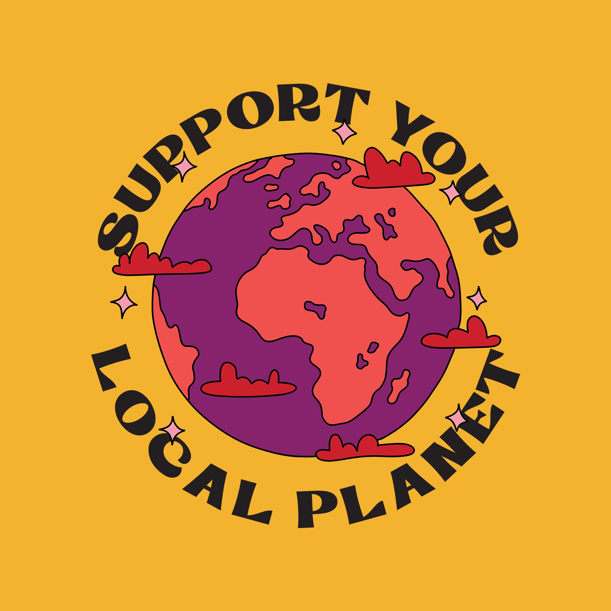 Support Your Local Planet Tee