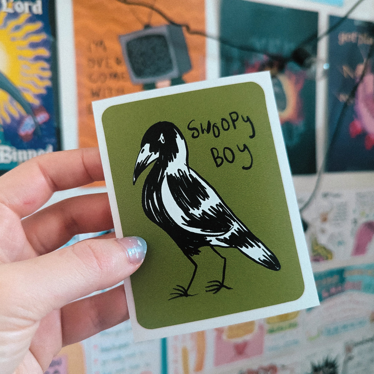 Swoopy Boy Weatherproof Sticker sticker set by Lonely Kids Club