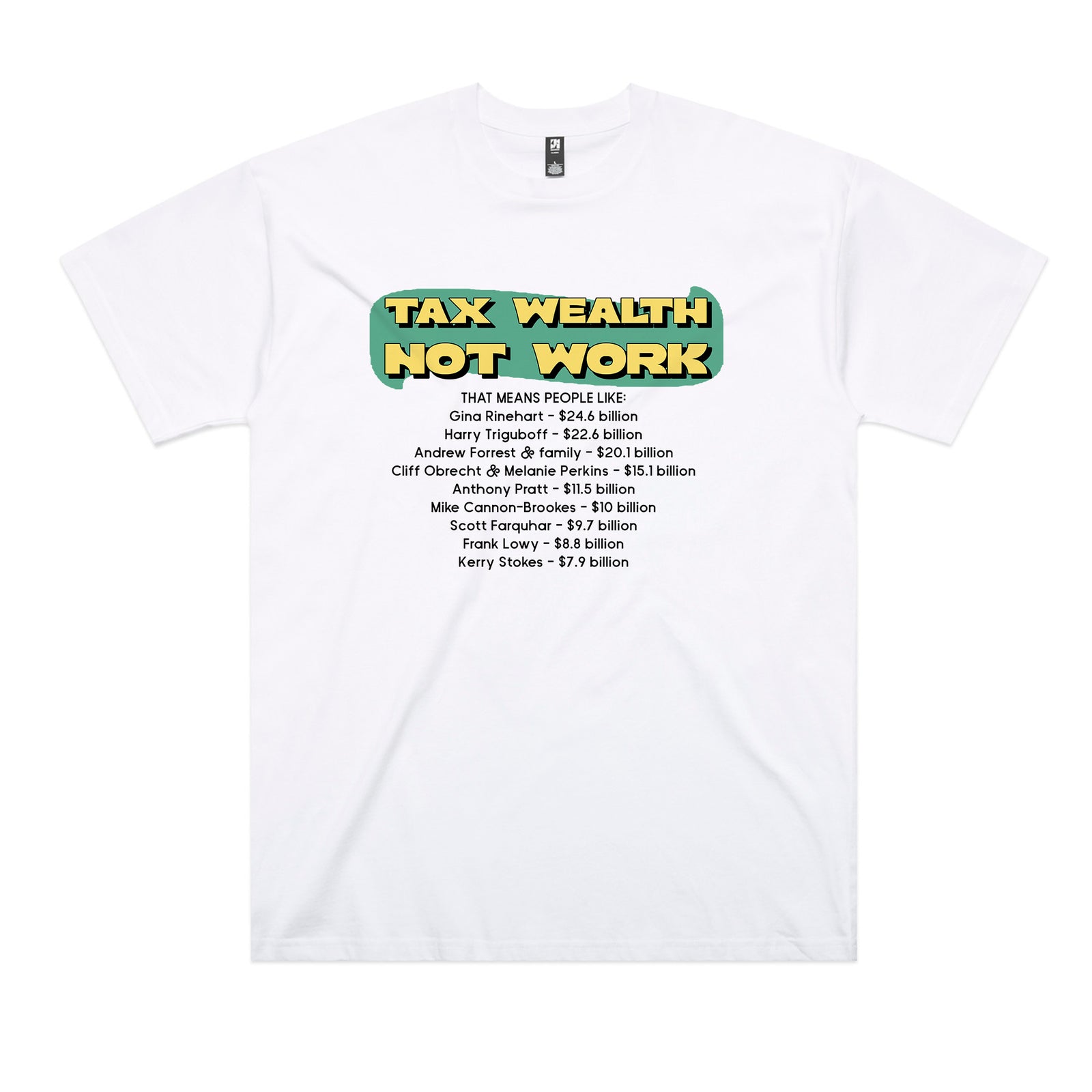 Tax Wealth Tee