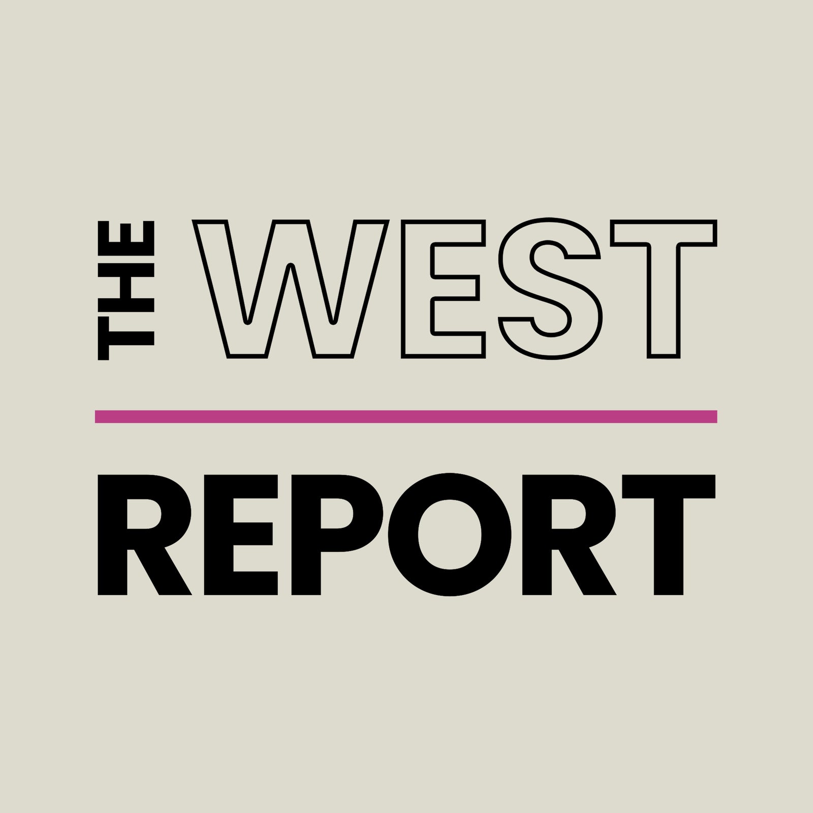 The West Report Tote tote bag by Lonely Kids Club