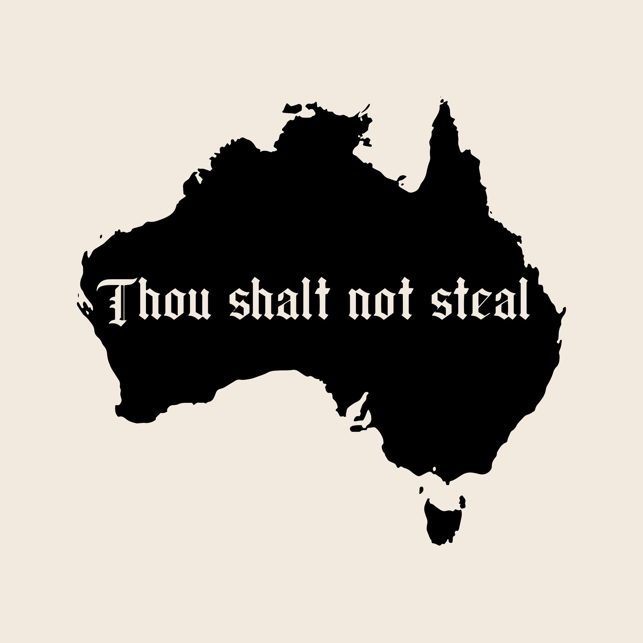 Thou Shalt Not Steal Oversized Charity Tee