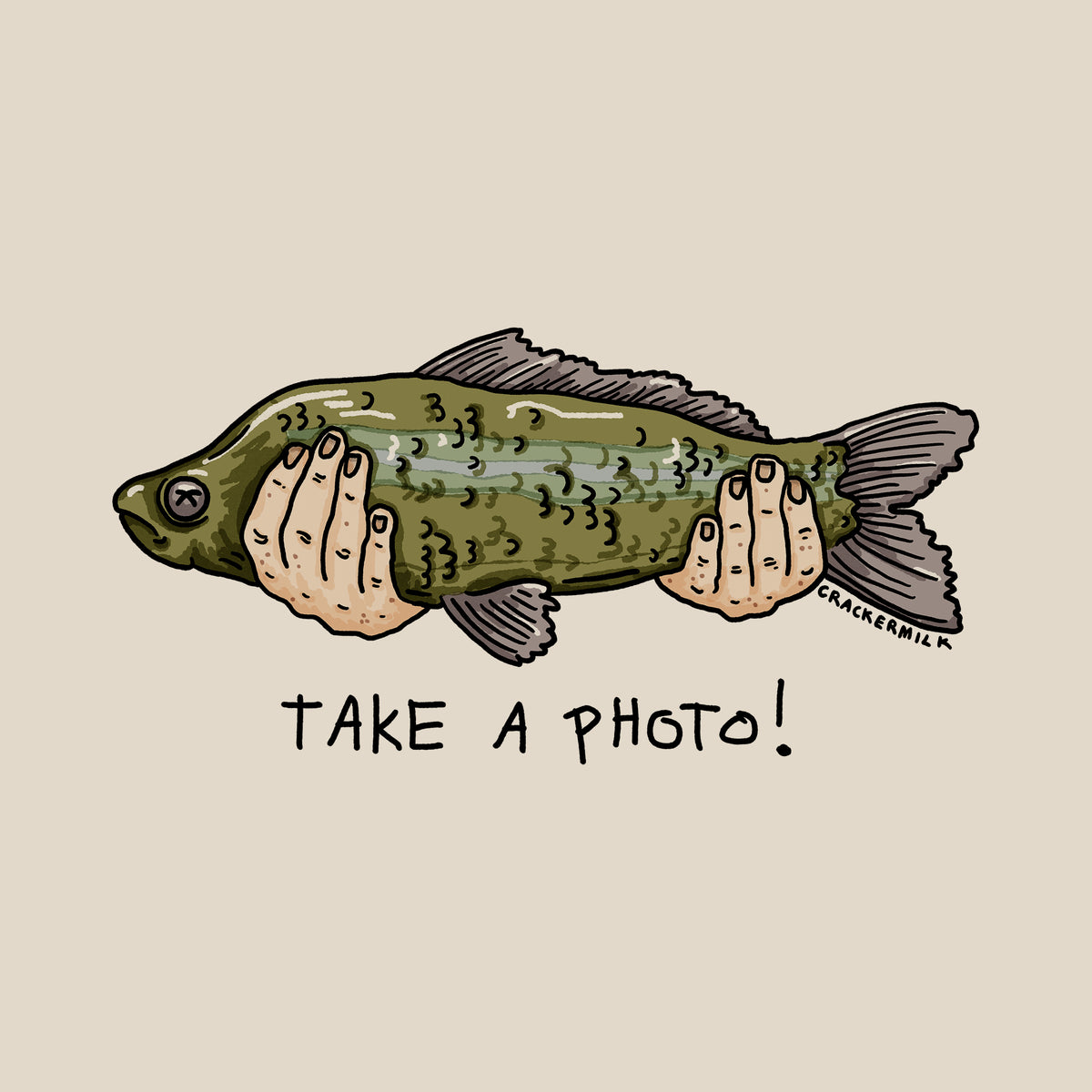 Tinder Fish Tote tote bag by Lonely Kids Club