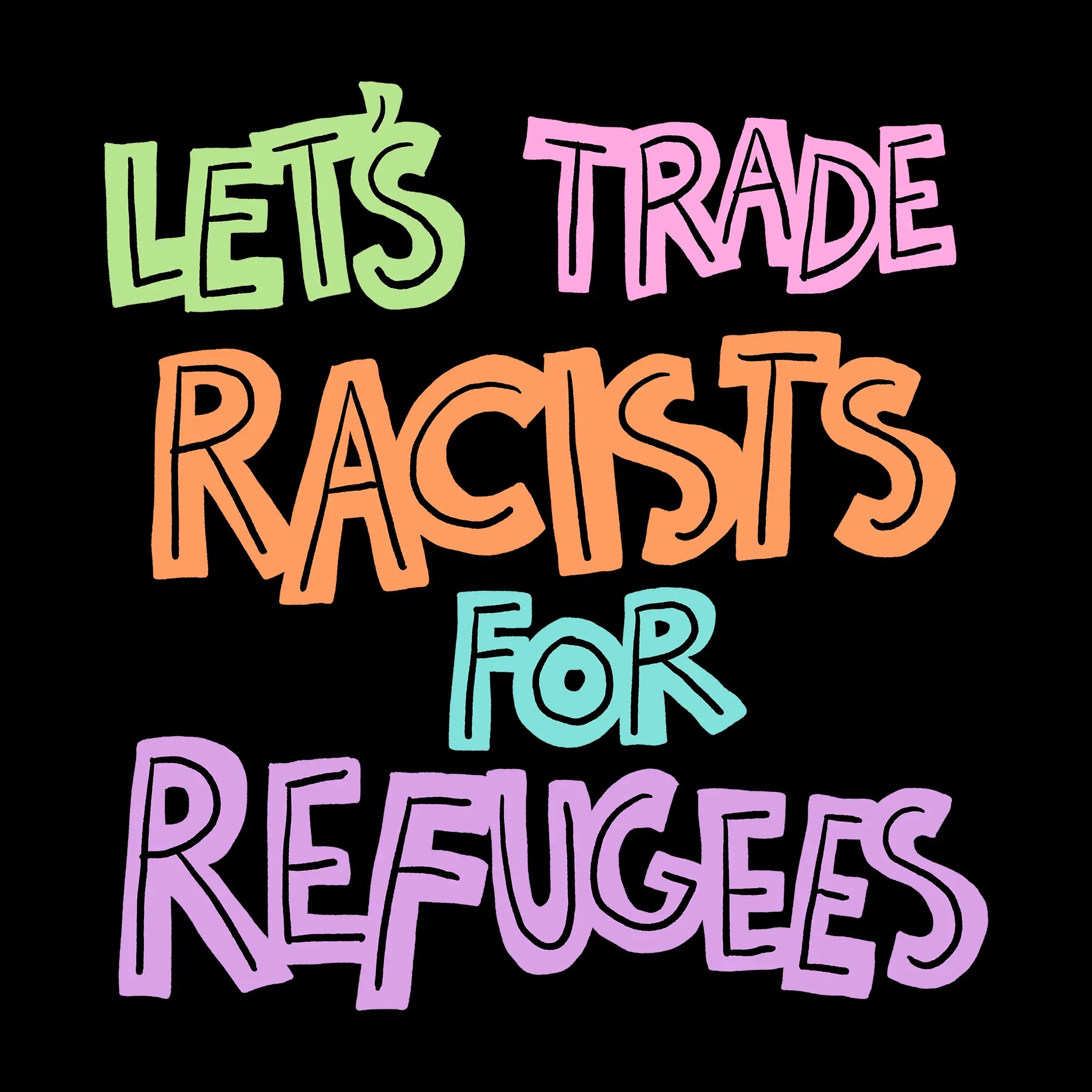 Trade Racists Oversized Tee