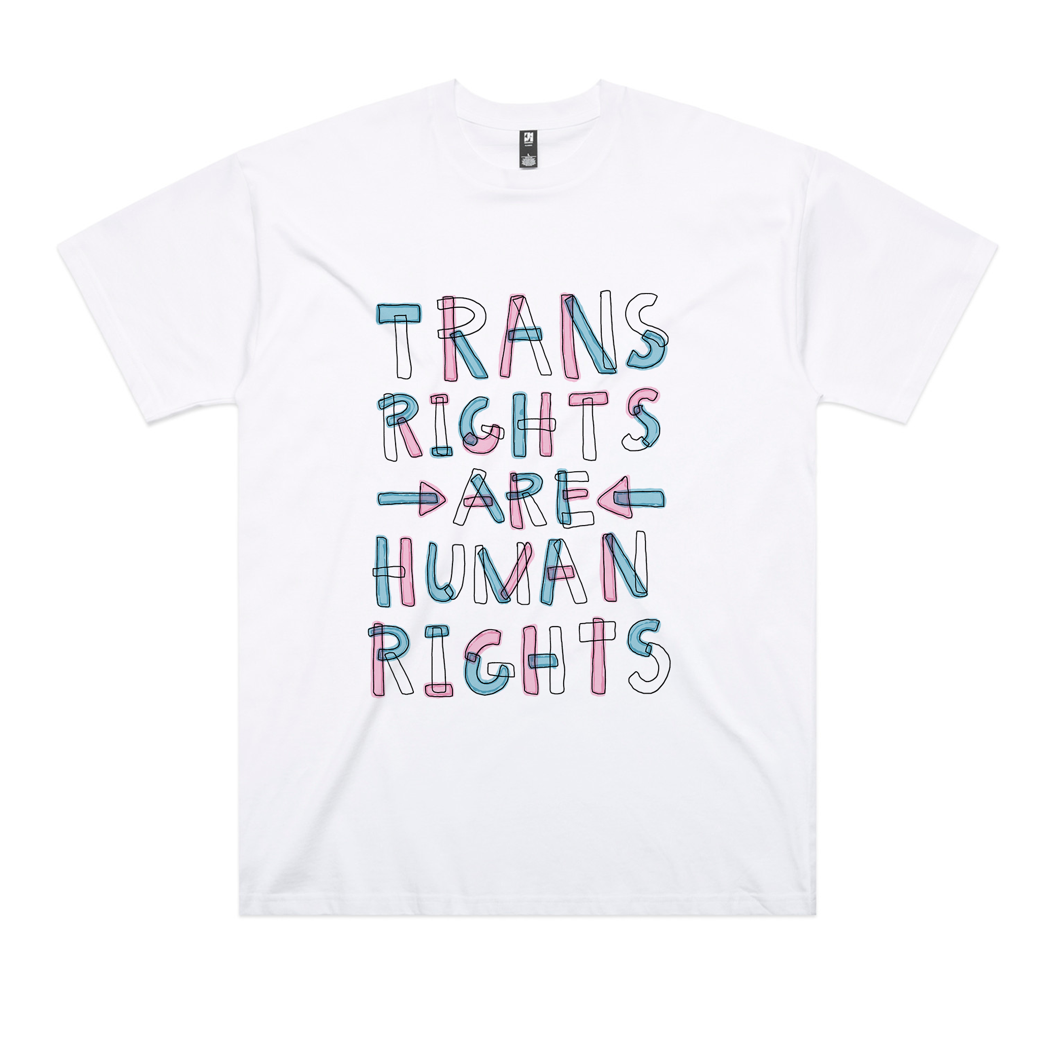 Trans Rights Are Human Rights Oversized Tee