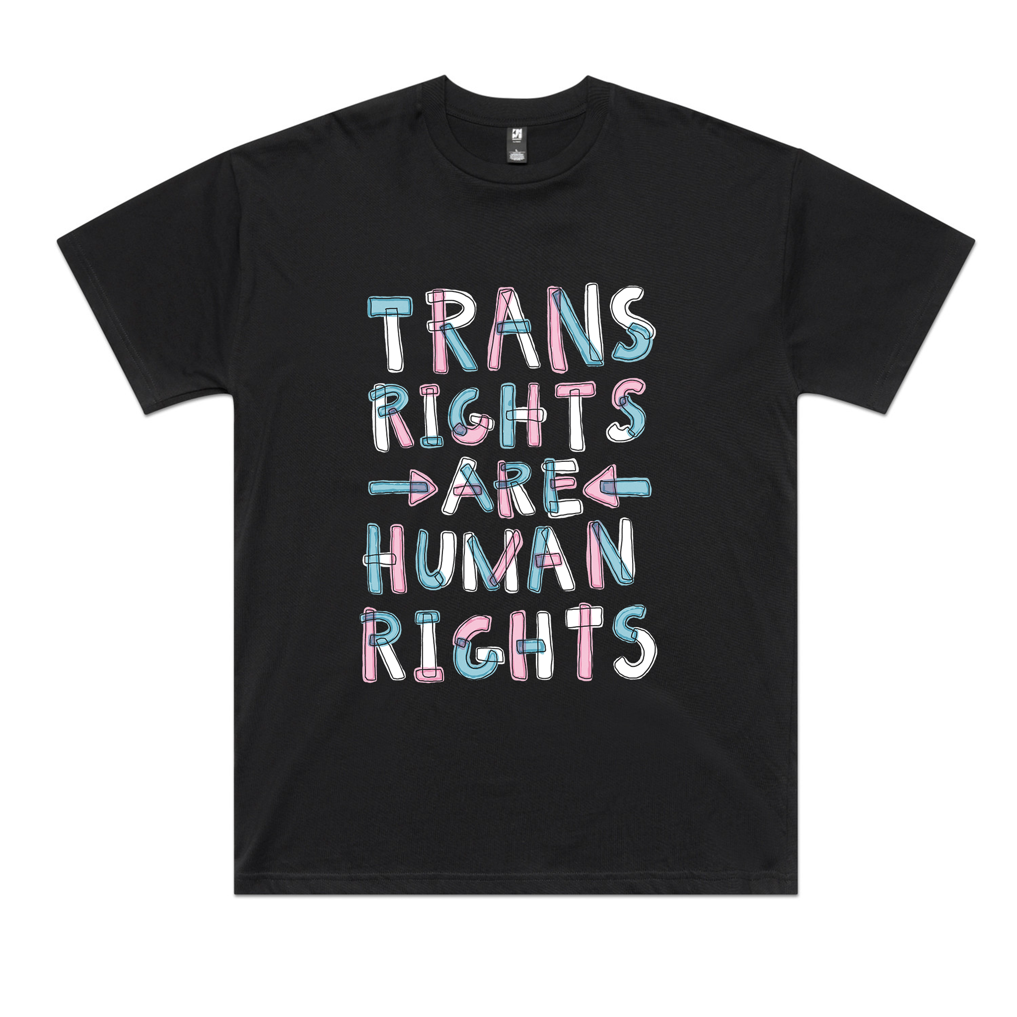 Trans Rights Are Human Rights Oversized Tee